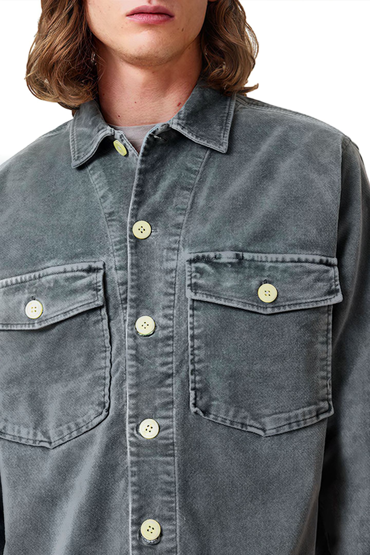 HARRIER LS SHIRT DULL BLUE 5