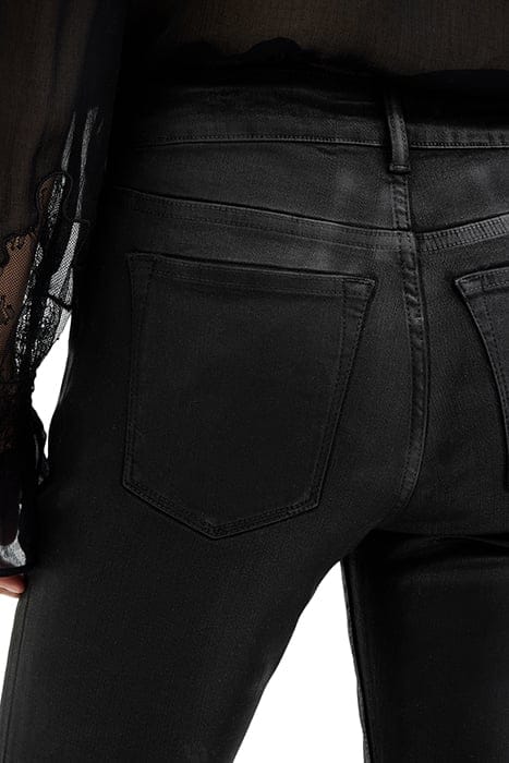 HALDAN SLIM BOOTCUT COATED BLACK 10