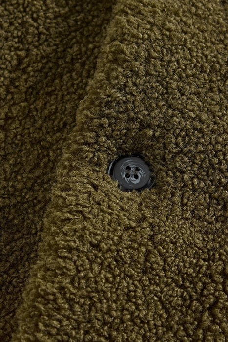 BORG GILET KHAKI GREEN 4