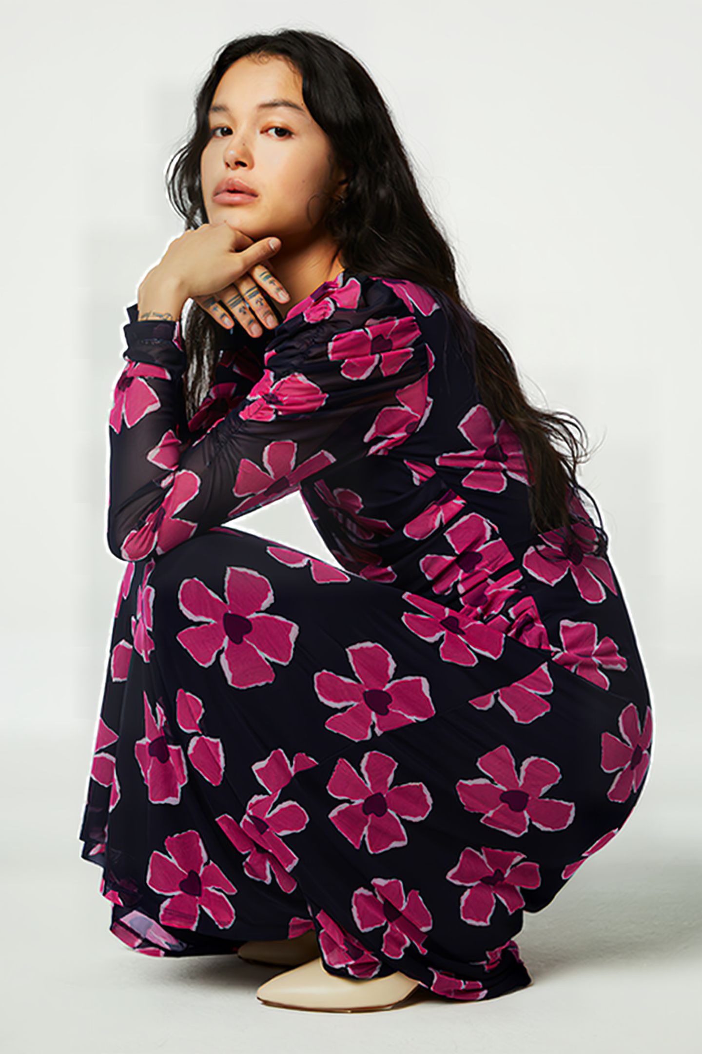 BELLA DRESS LOLLIPOP PINK/BLACK 4