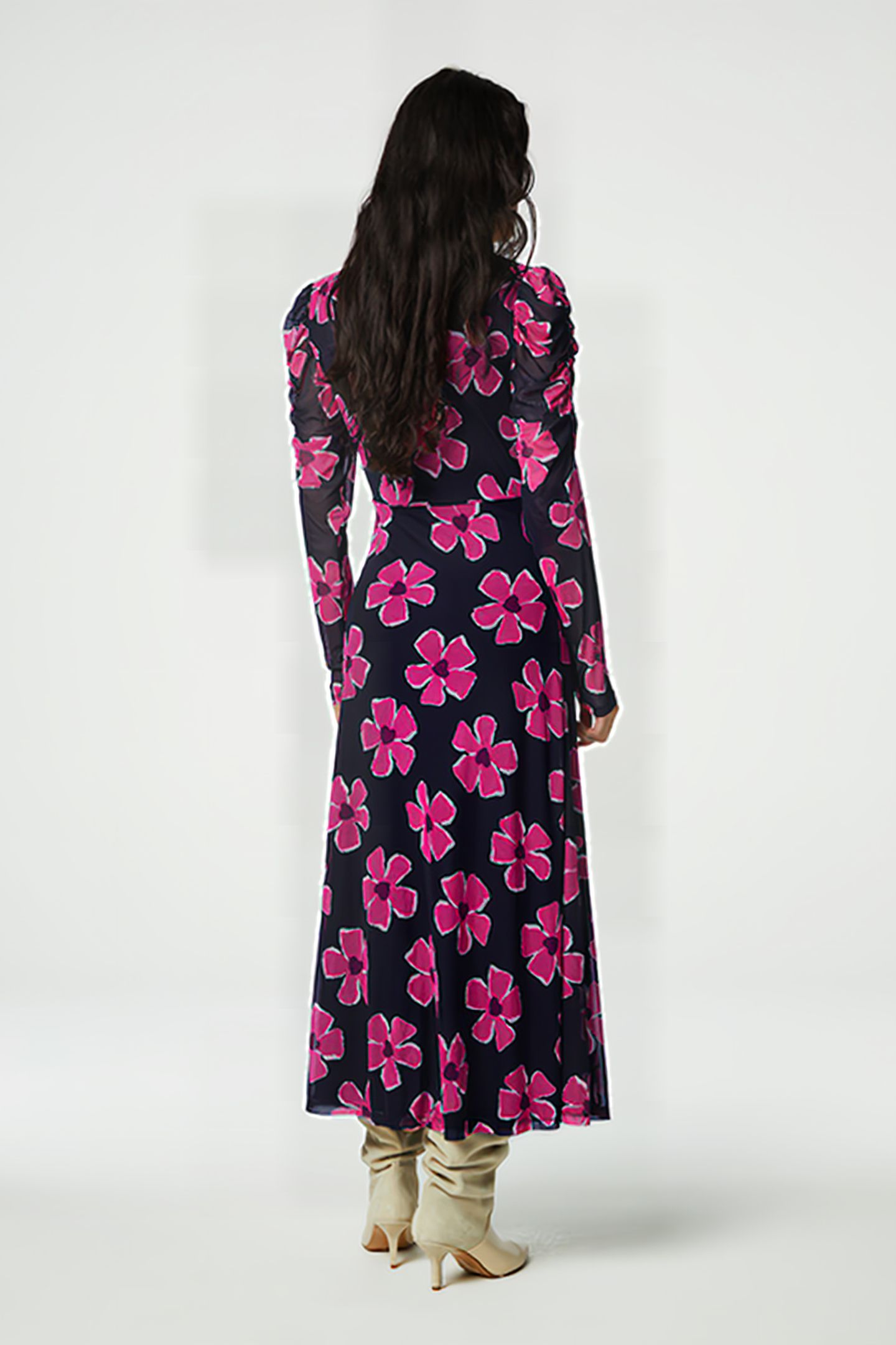 BELLA DRESS LOLLIPOP PINK/BLACK 2
