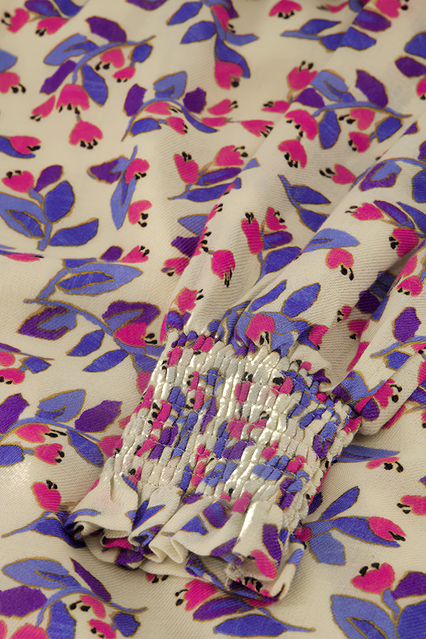 CARO DRESS CORNFLOWER BLUE/PINK 2