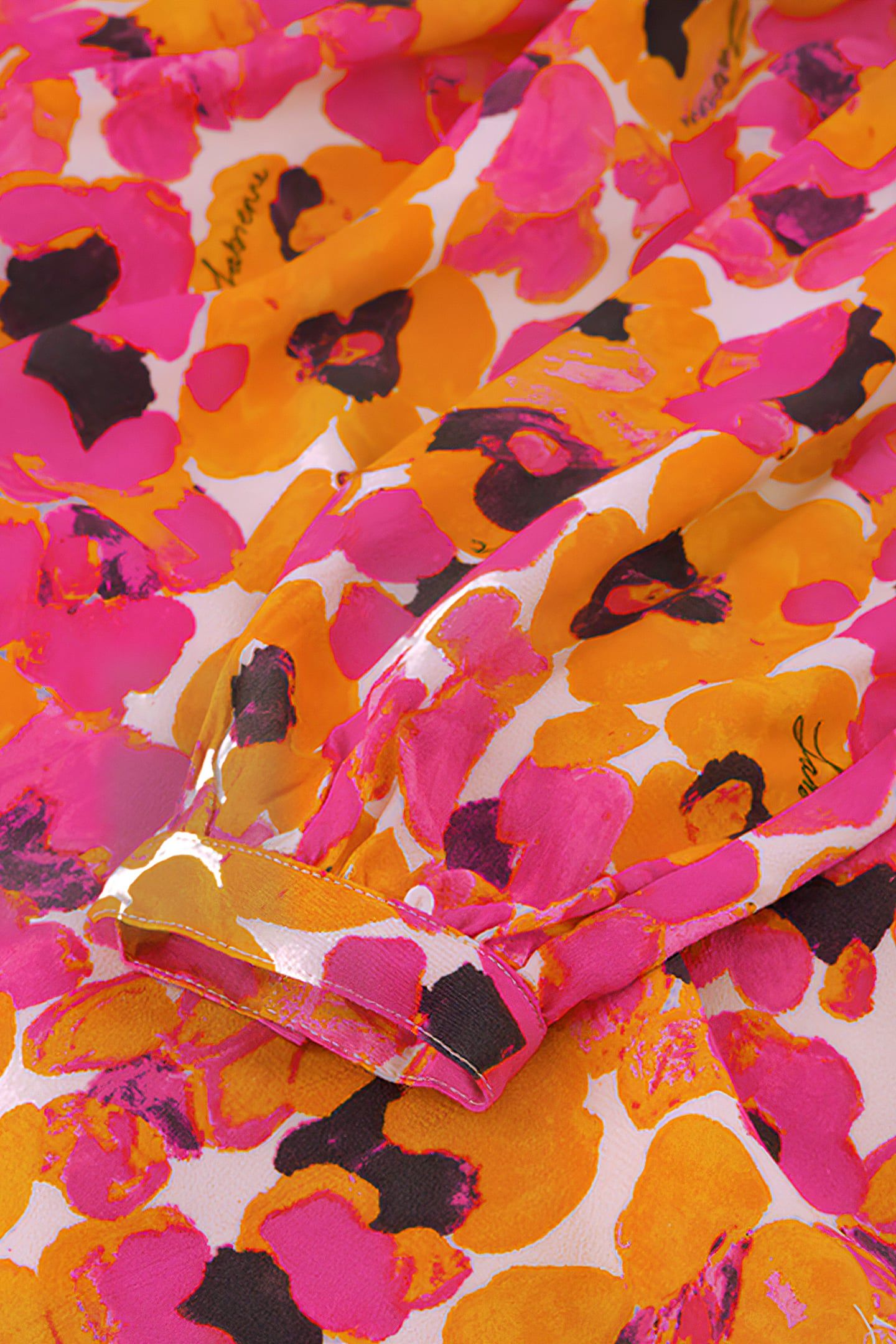 NIA DRESS PINK CANDY/MANDARIN 2