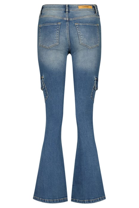 SUNRISE CARGO JEANS MID BLUE STONE 5