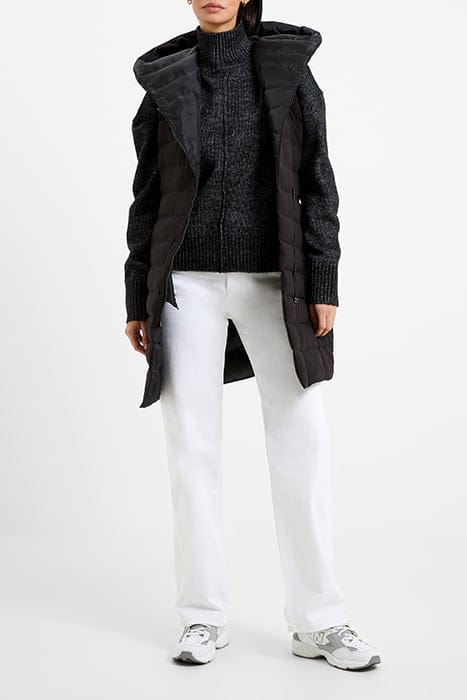 ILOANI MIDI PUFFER GILET BLACK/BLACK 3