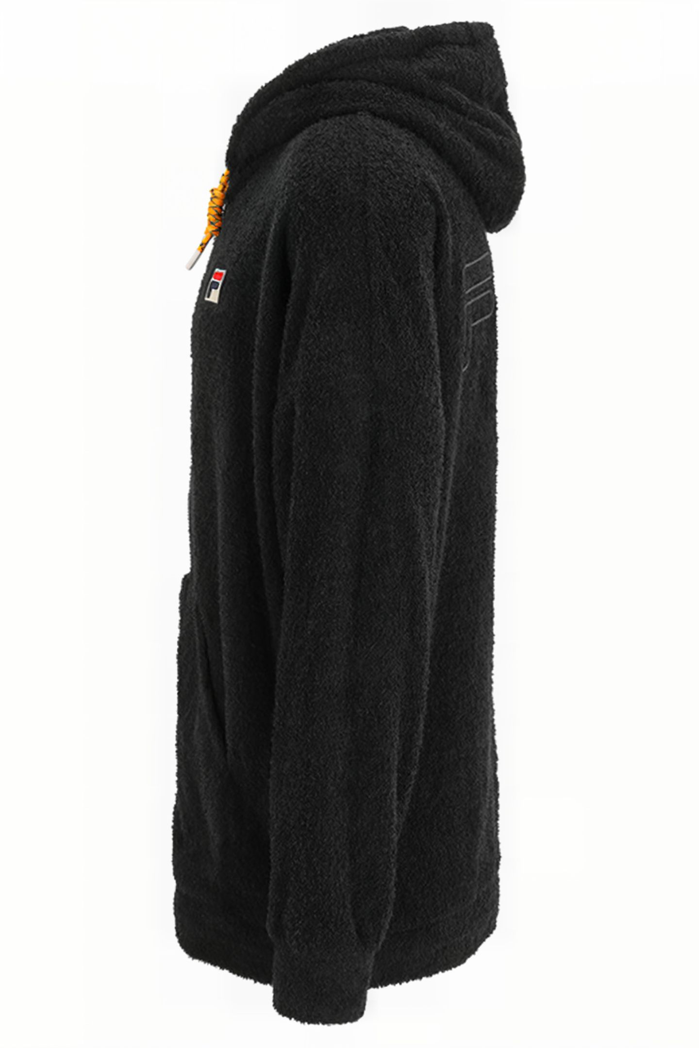 OVERSIZE TERRY FABRIC HOODIE BLACK 6