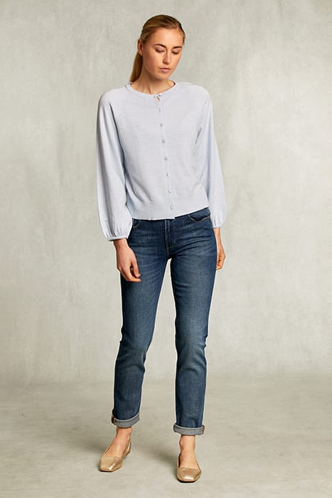 LIGHT BLUE CARDIGAN WITH BUTTONS BLUE 3