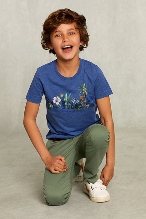 NORMAL FIT MEL BLUE T-SHIRT 3