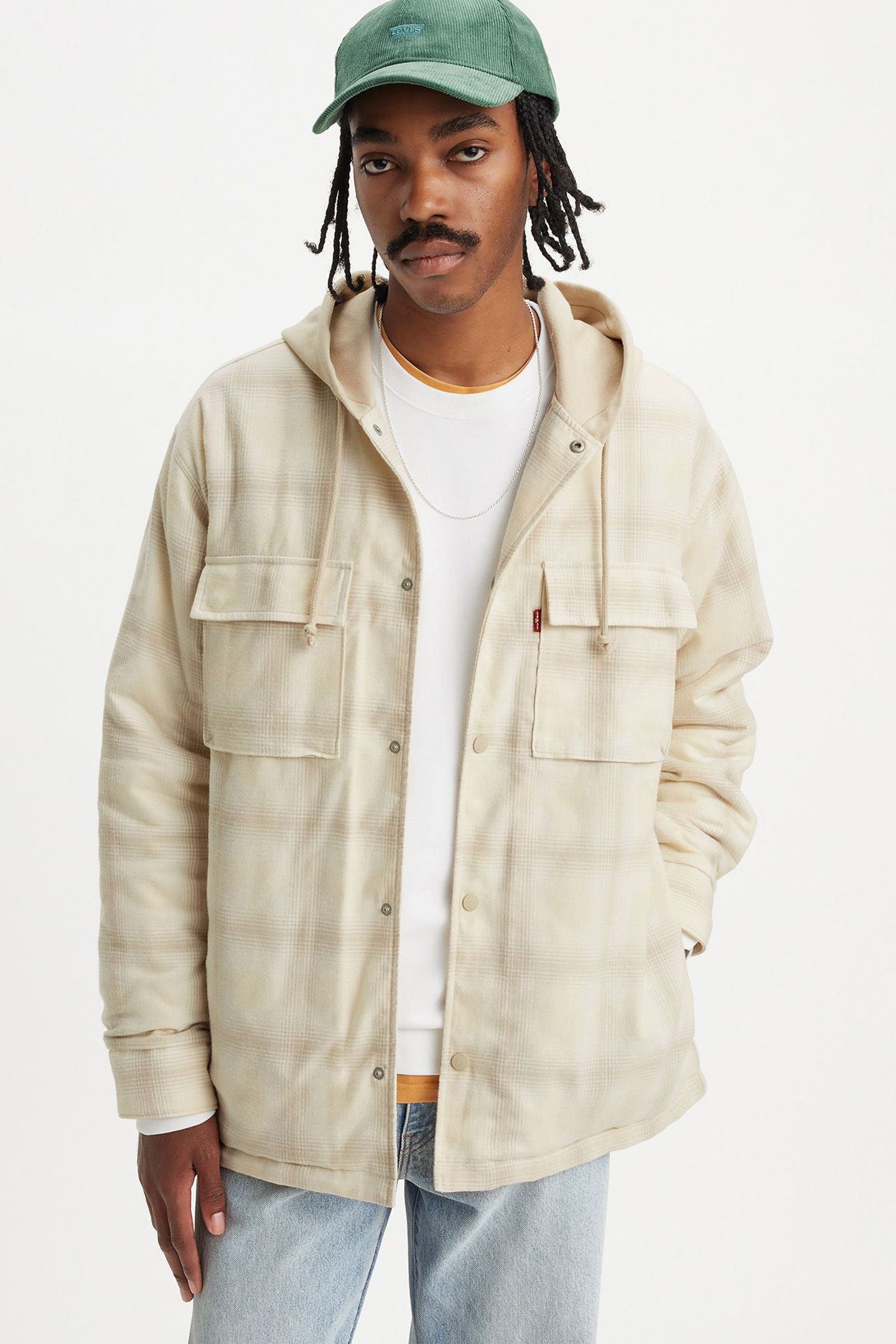HOODED JACK WORKER OVERSHIRT 5
