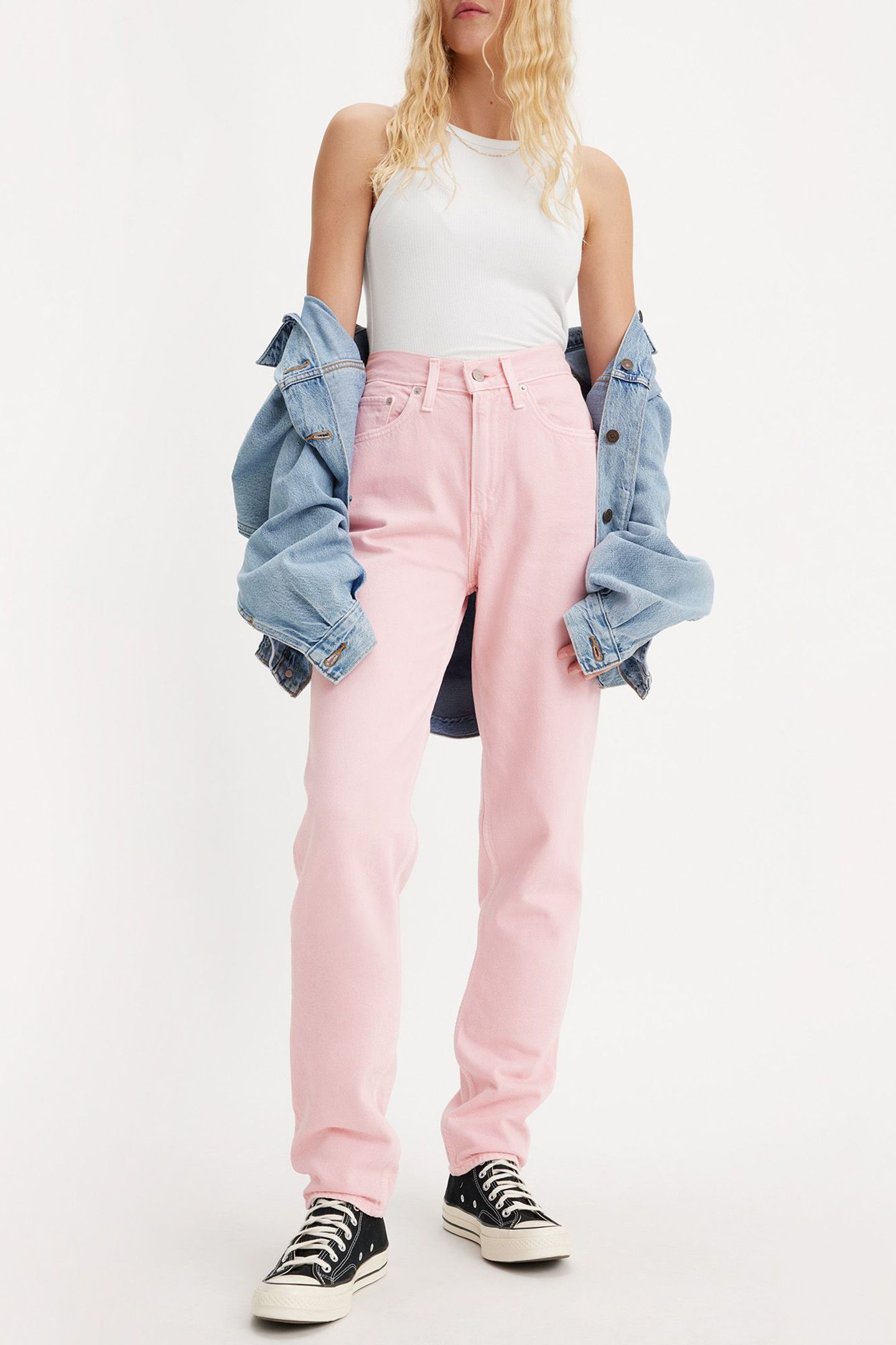 80S MOM JEAN STEEPED CHALK PINK 6
