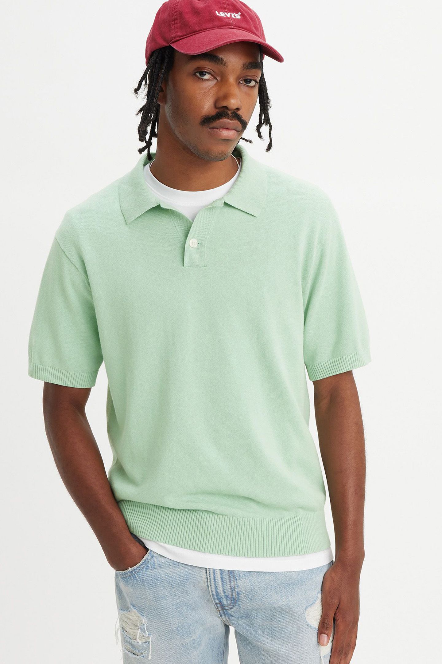 SWEATER KNIT POLO 1