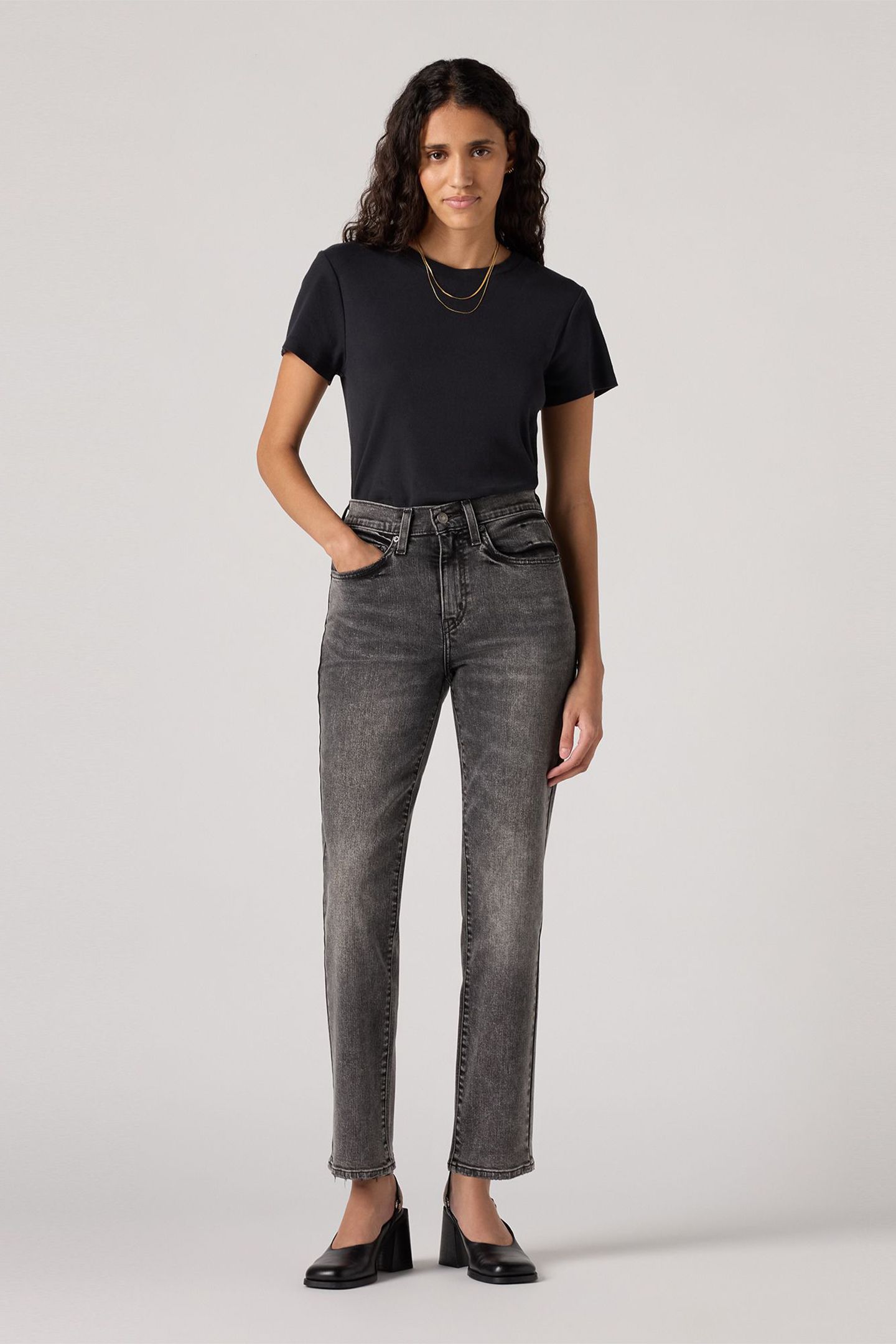 724™ HIGH RISE STRAIGHT JEANS 1
