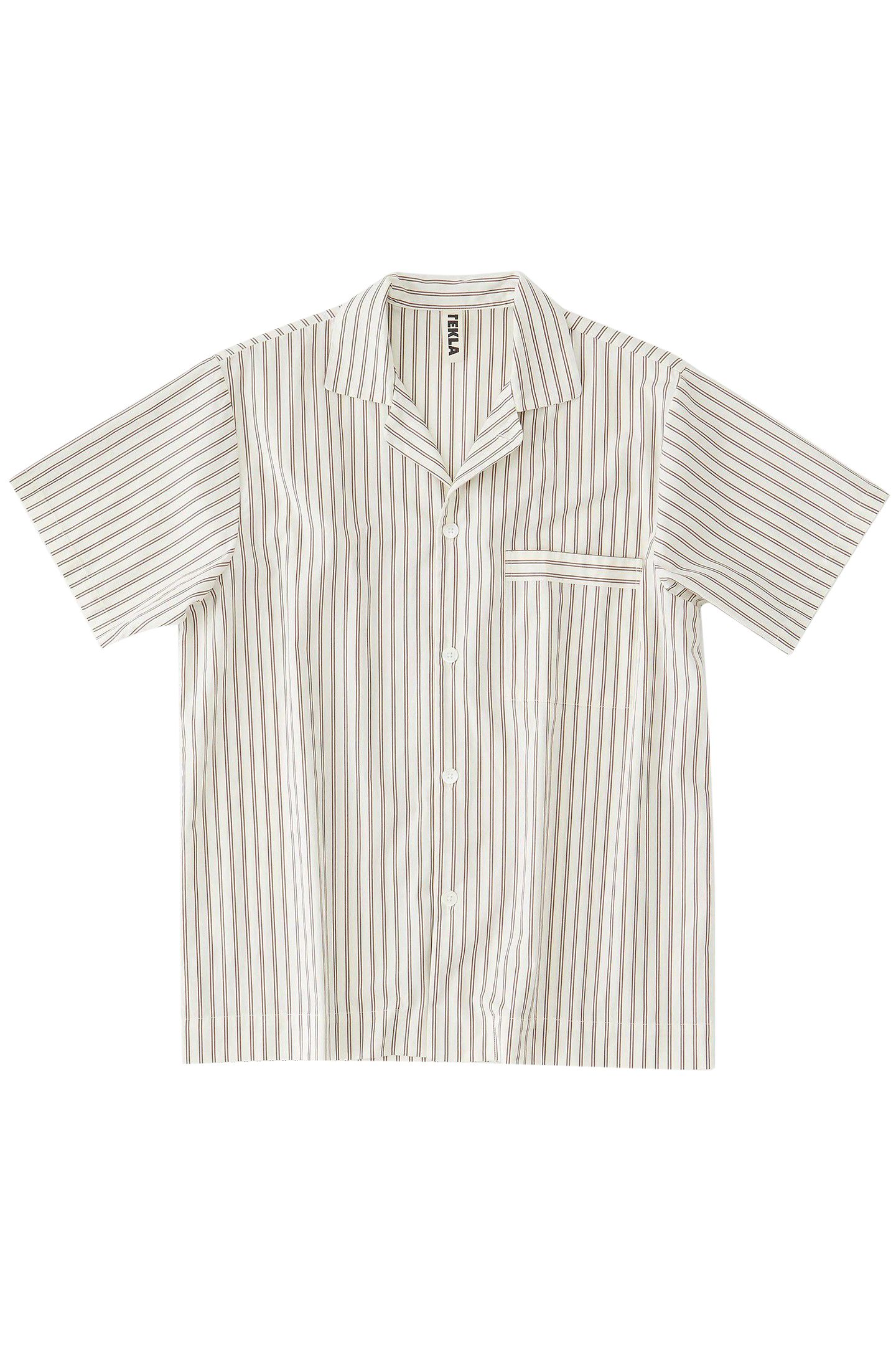 UNISEX POPLIN, SHORT SLEEVE SHIRT HOPPER STRIPES 1