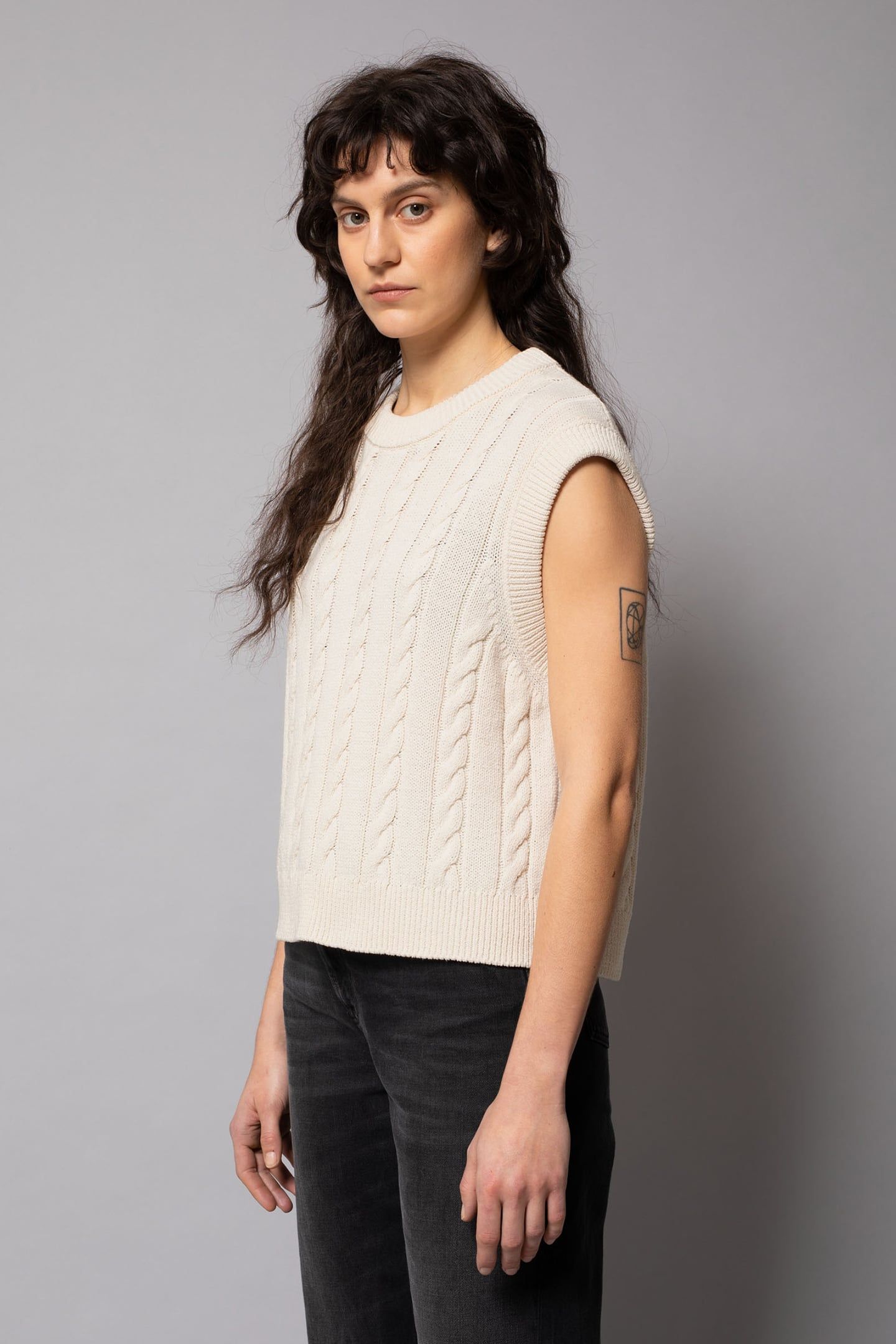 KIMMY CABLE WEST CHALK WHITE 5