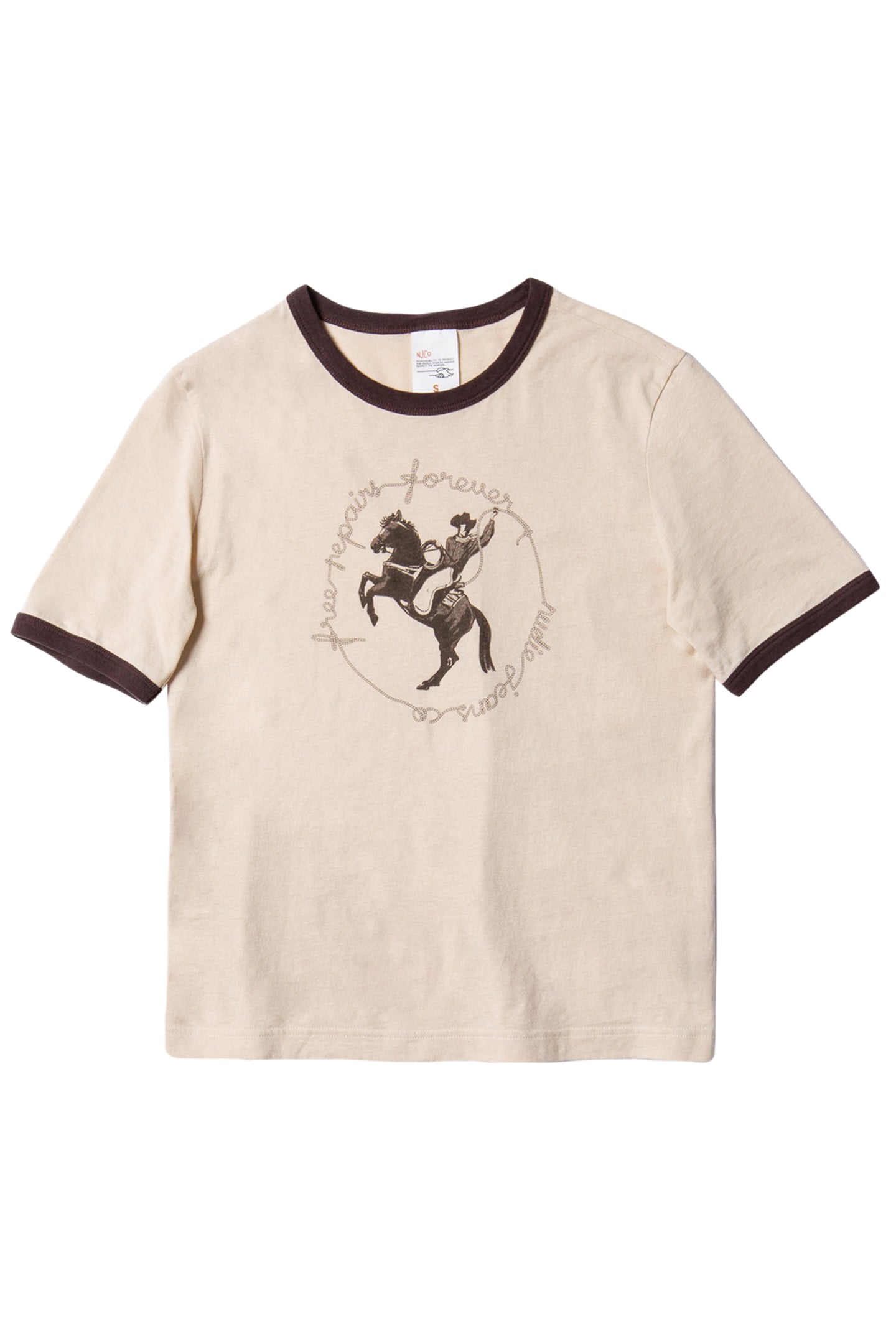 LOVA FREE REPAIRS T-SHIRT CREAM 3