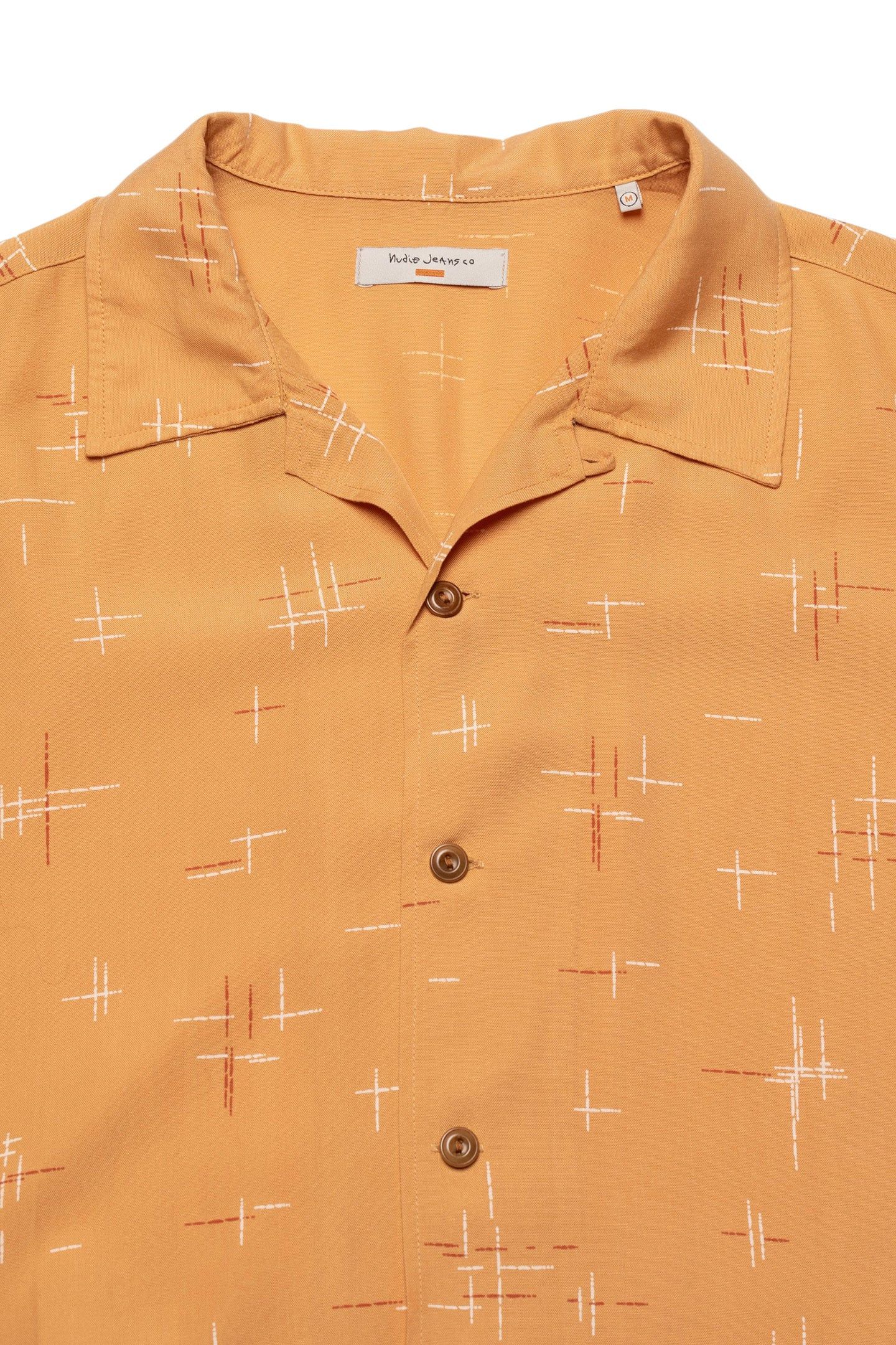 ARVID 50S HAWAII SHIRT OCHRE 5