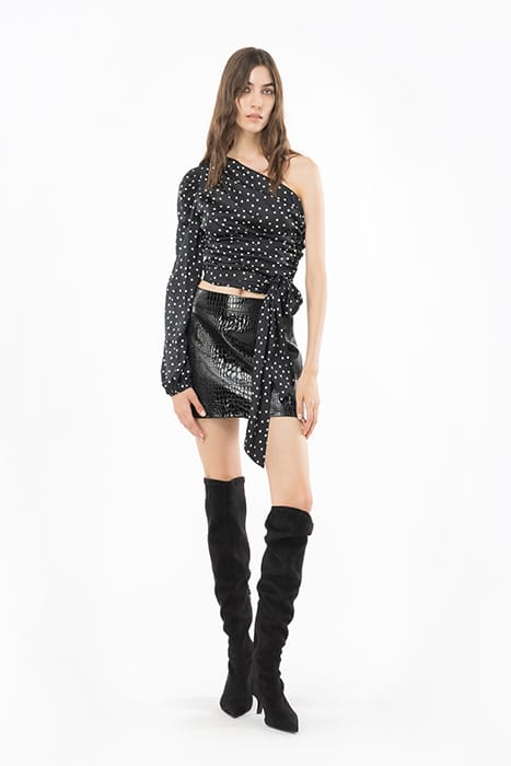 THIRA BLOUSE BLACK/WHITE 2