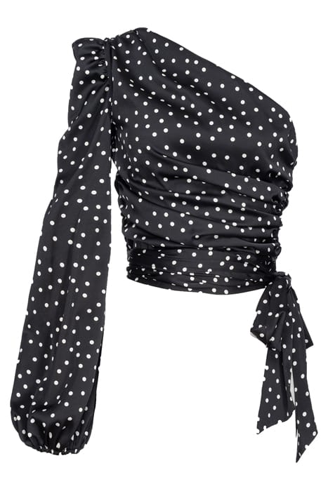 THIRA BLOUSE BLACK/WHITE 4