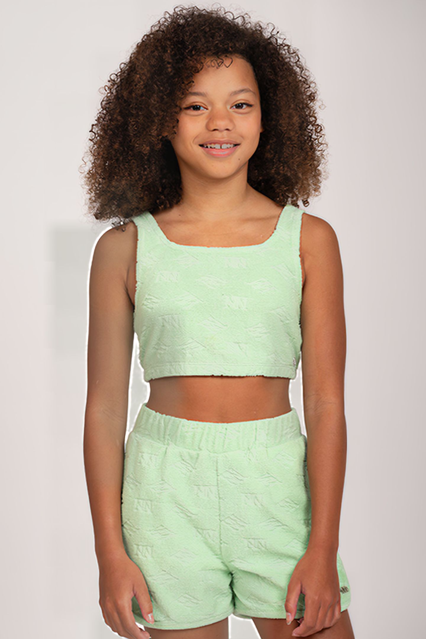 TERRY LOGO SHORTS MINT 1