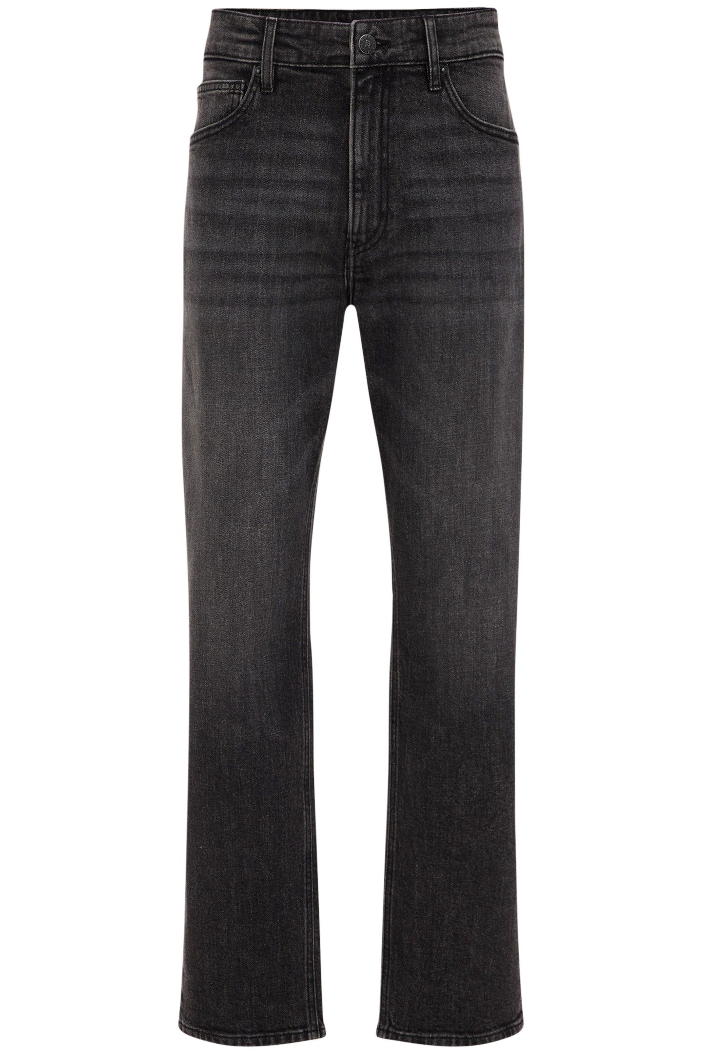 5-POCKET MID WAIST DARK GREY 4