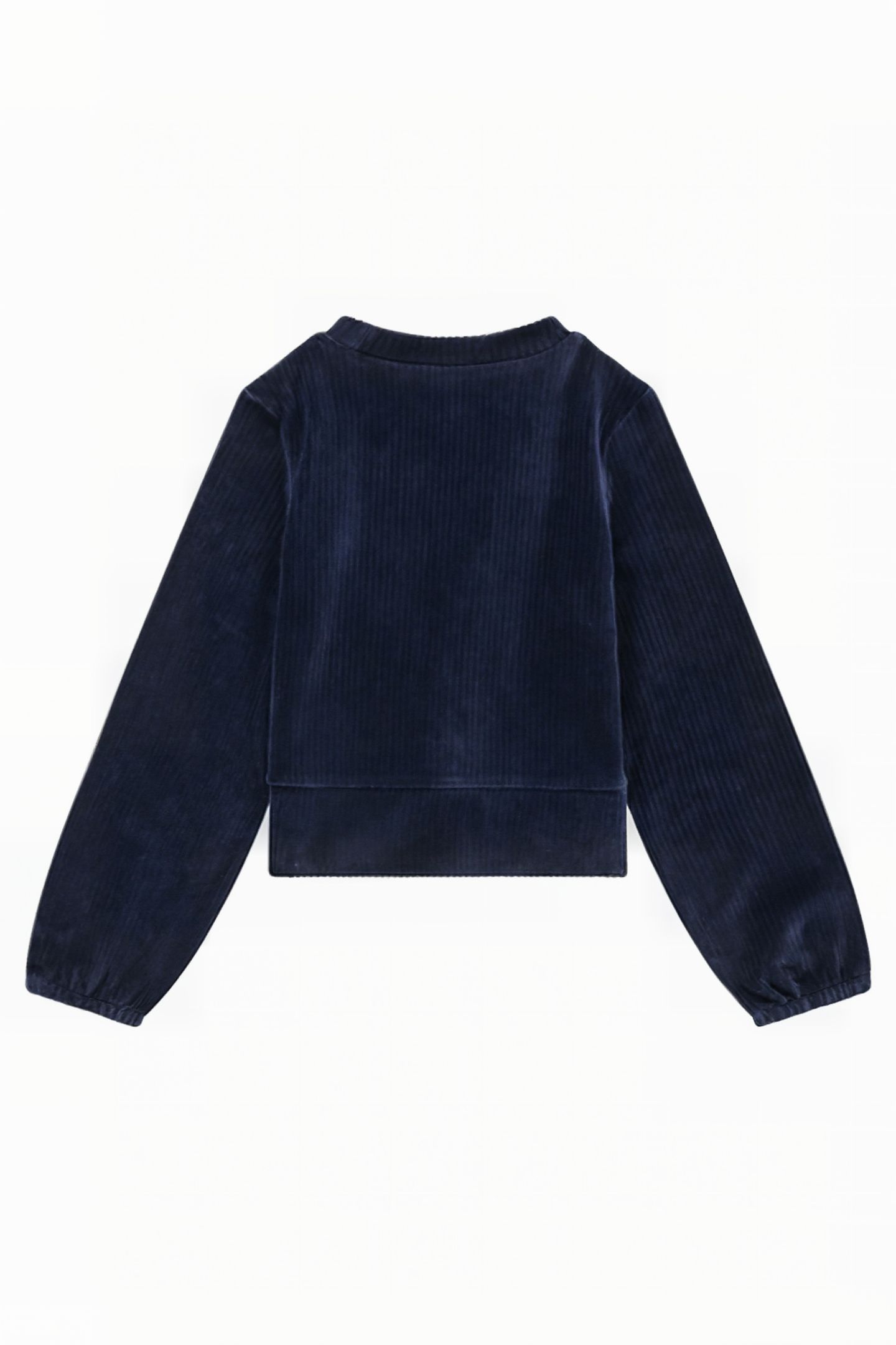 BIANCA VELVET TOP DARK BLUE 2
