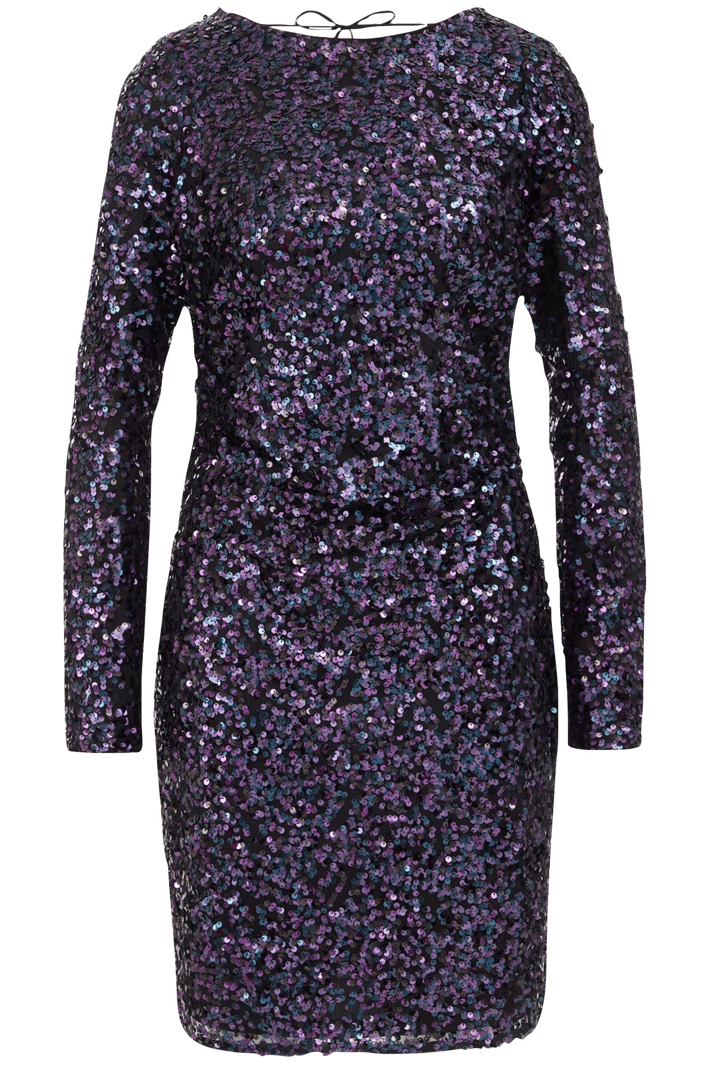 DRESS MID LENGTH DARK PURPLE 4
