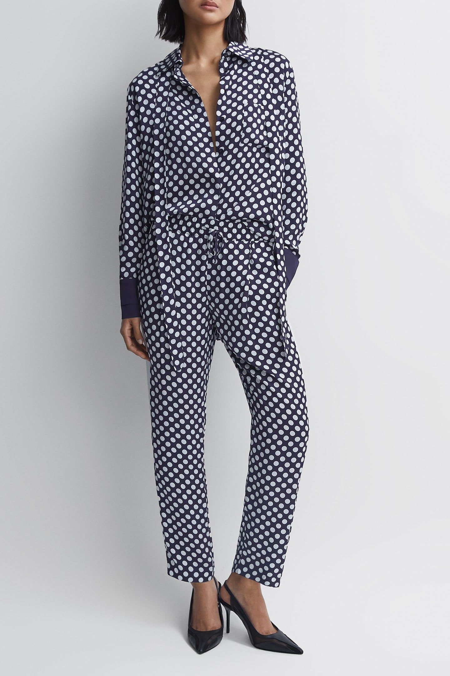 EZRA POLKA DOT PRINT SWEATPANTS 3