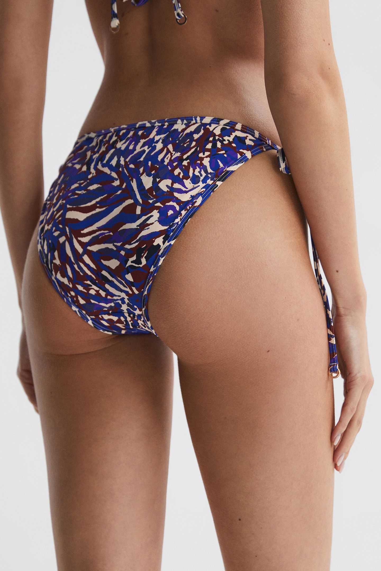 ANIMAL PRINT BIKINI BOTTOM — LADDER TRIM 2
