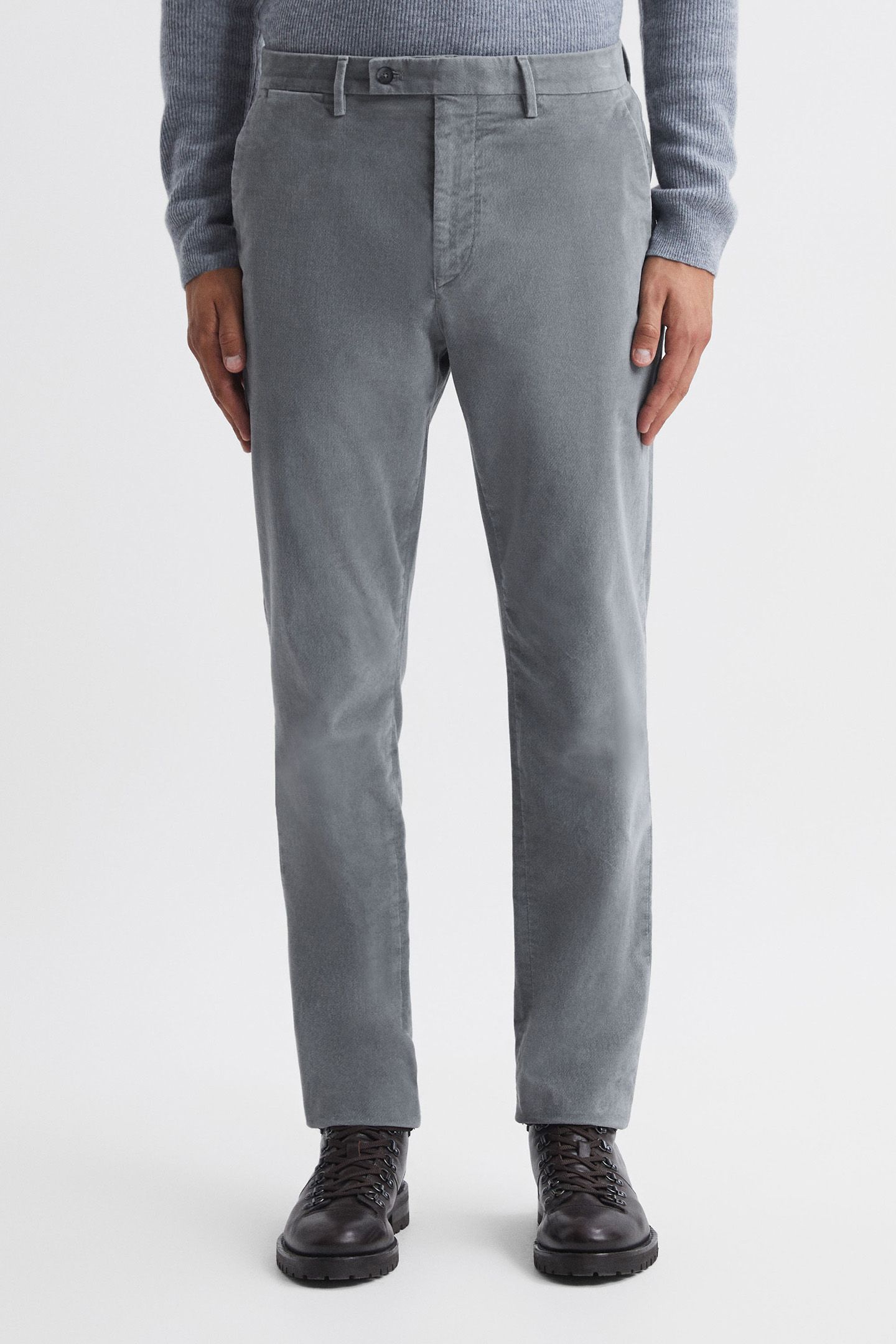 GREY CHINOS — SLIM FIT 1