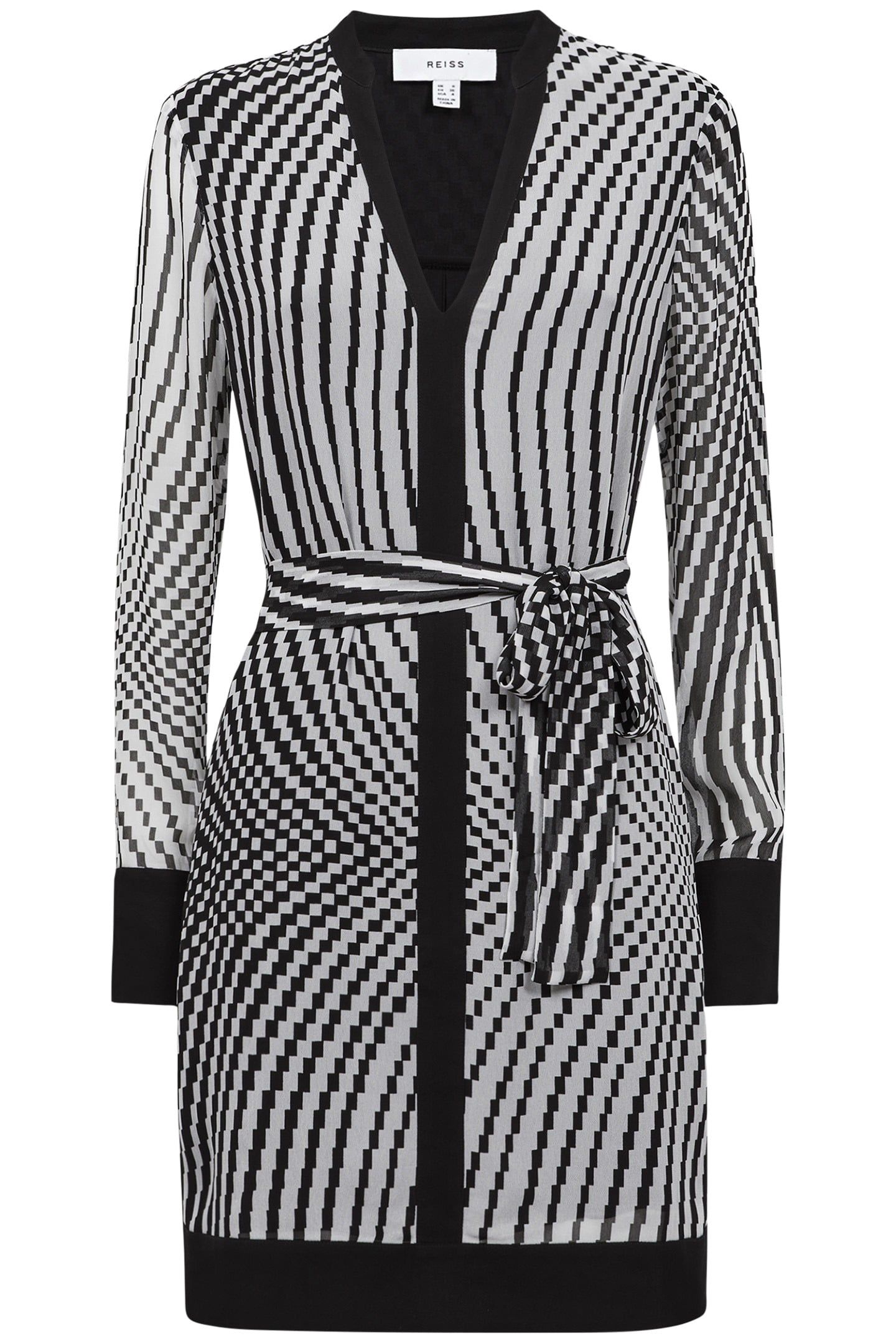 CHECK FLIPPY MINI DRESS — THE MODEL IS WEARING A SIZE 8 4