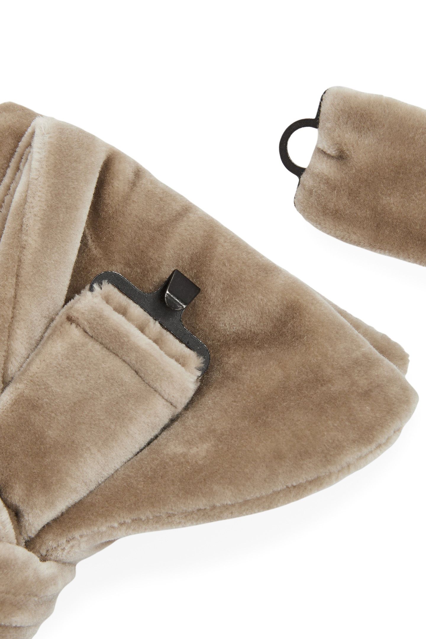 VELVET BOW TIE — TAUPE BROWN 4