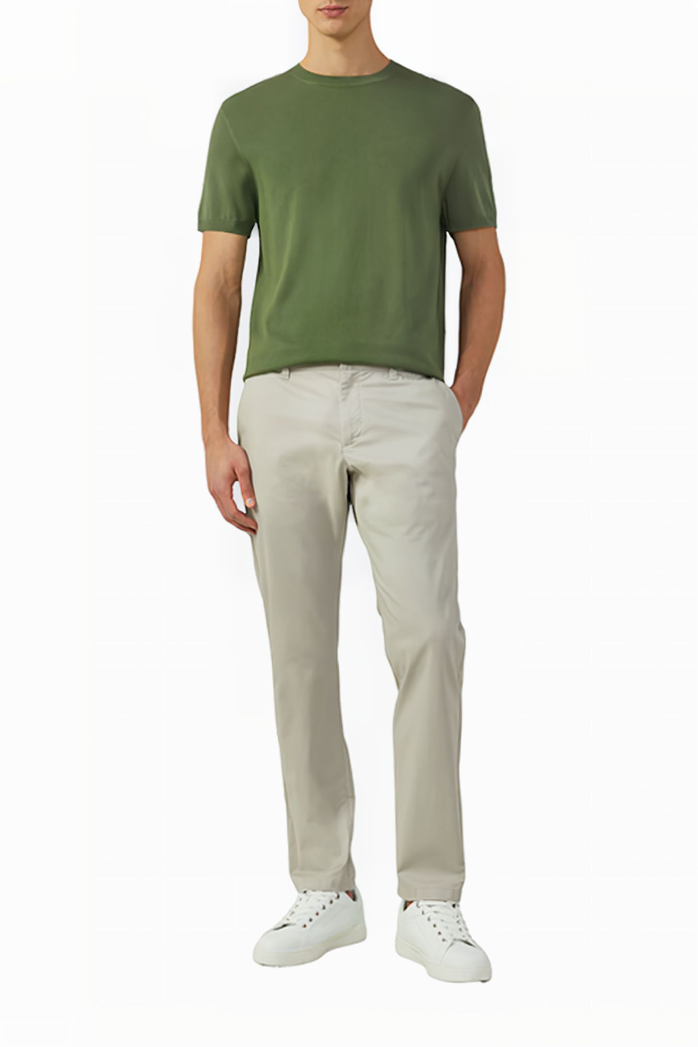 S.OLIVER PULLOVER GREEN-OLIVE 2