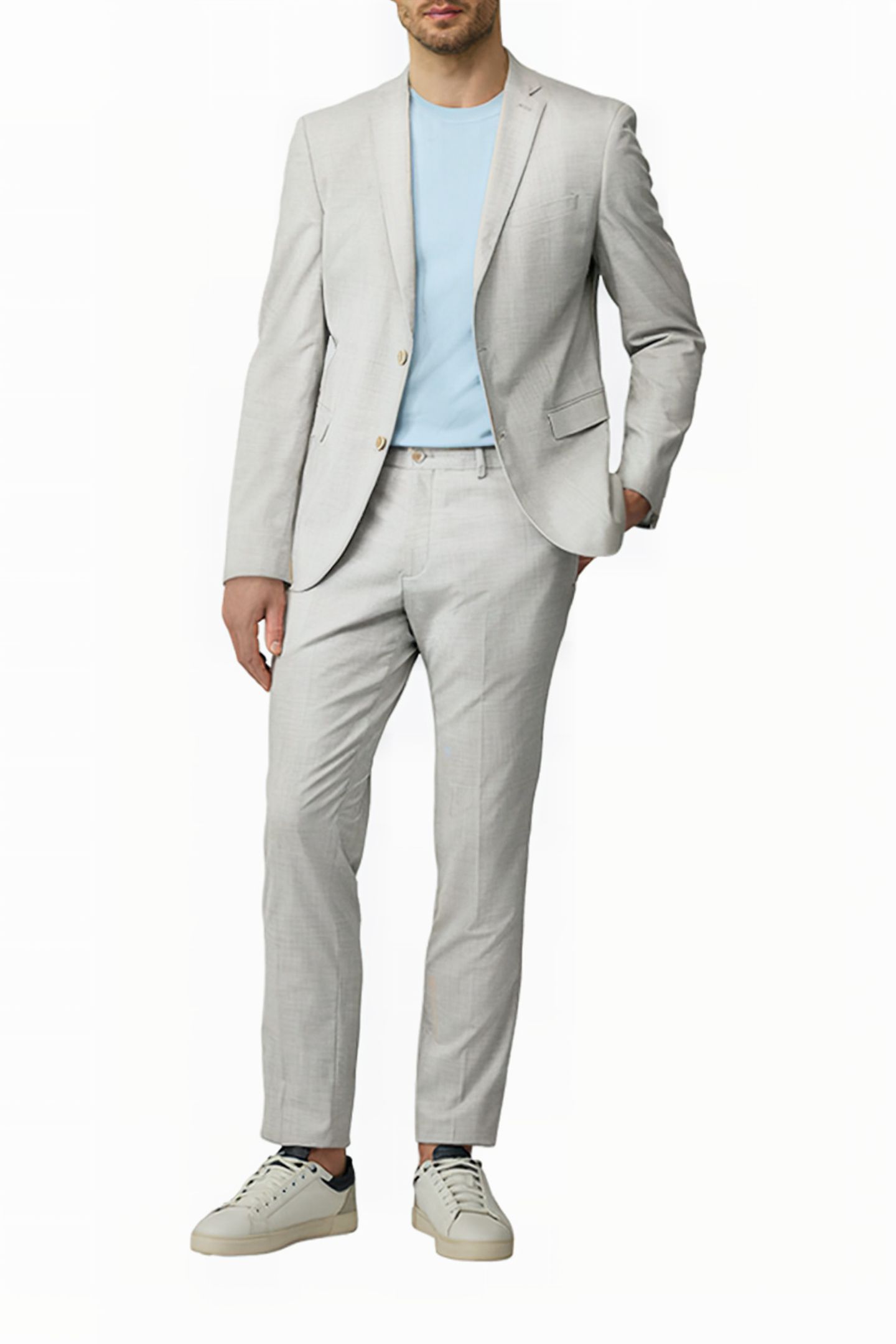 S.OLIVER JACKET BLAZER LIGHTGREY 2