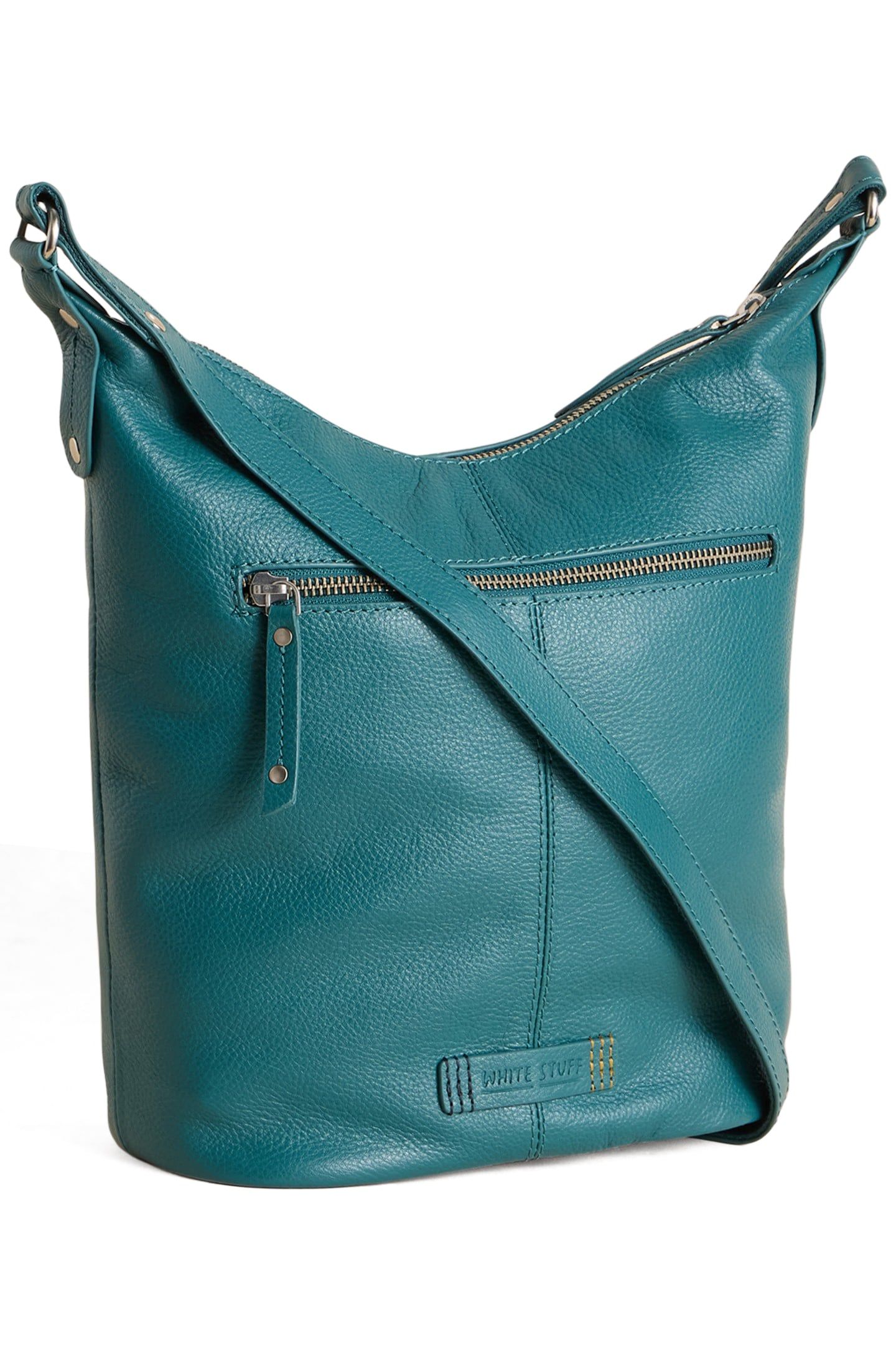 FERN LEATHER CROSSBODY MID TEAL 1