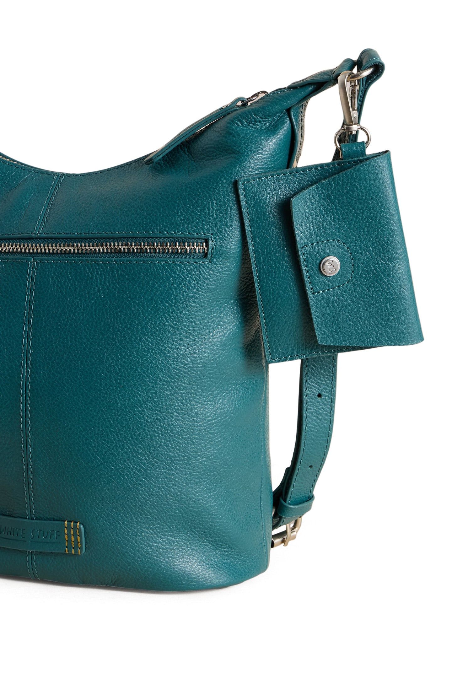 FERN LEATHER CROSSBODY MID TEAL 4