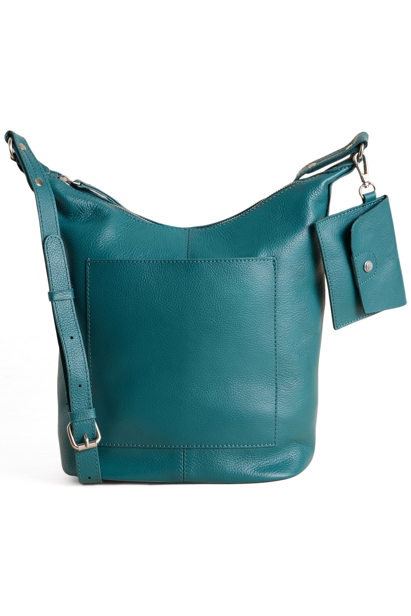 FERN LEATHER CROSSBODY MID TEAL 2