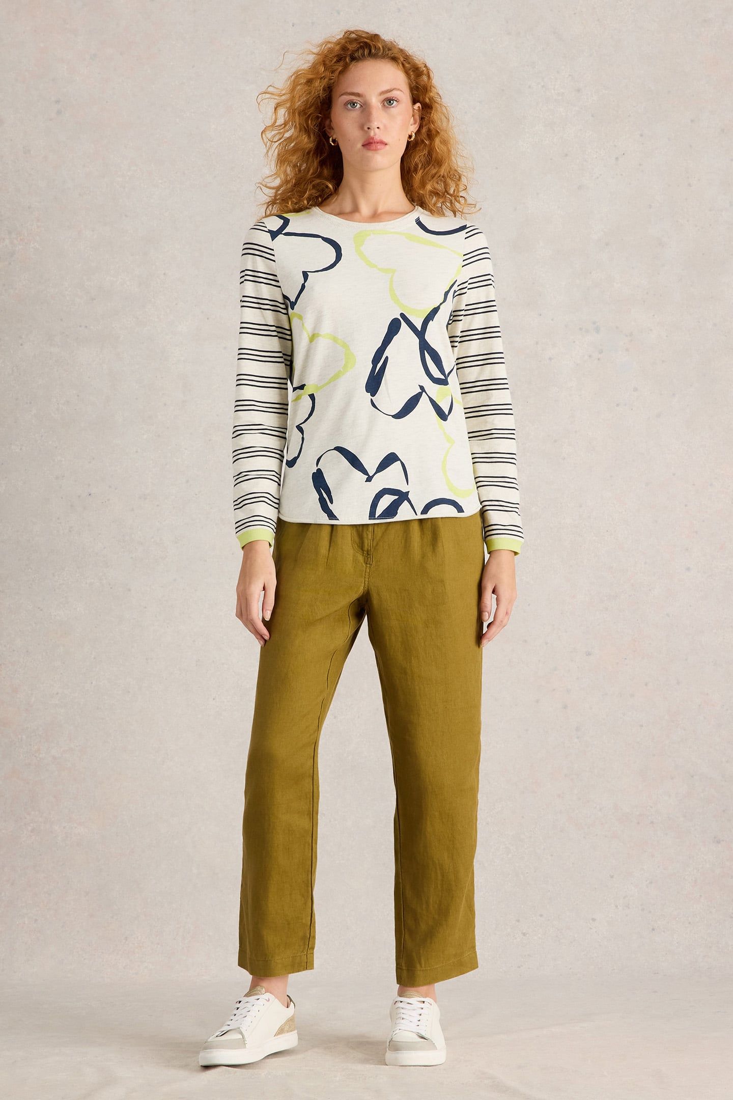 CLARA LS TEE NATURAL PRINT 1
