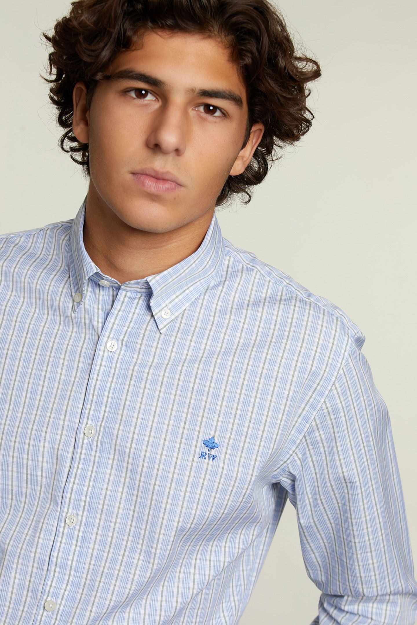 CUSTOM FIT CHECKED SHIRT MULTI 3