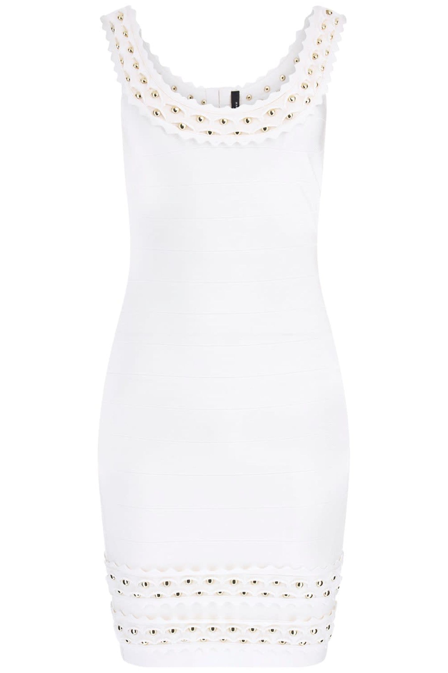 MARCIANO BY GUESS JUNIPER BANDAGE DRES PALE PEARL 4