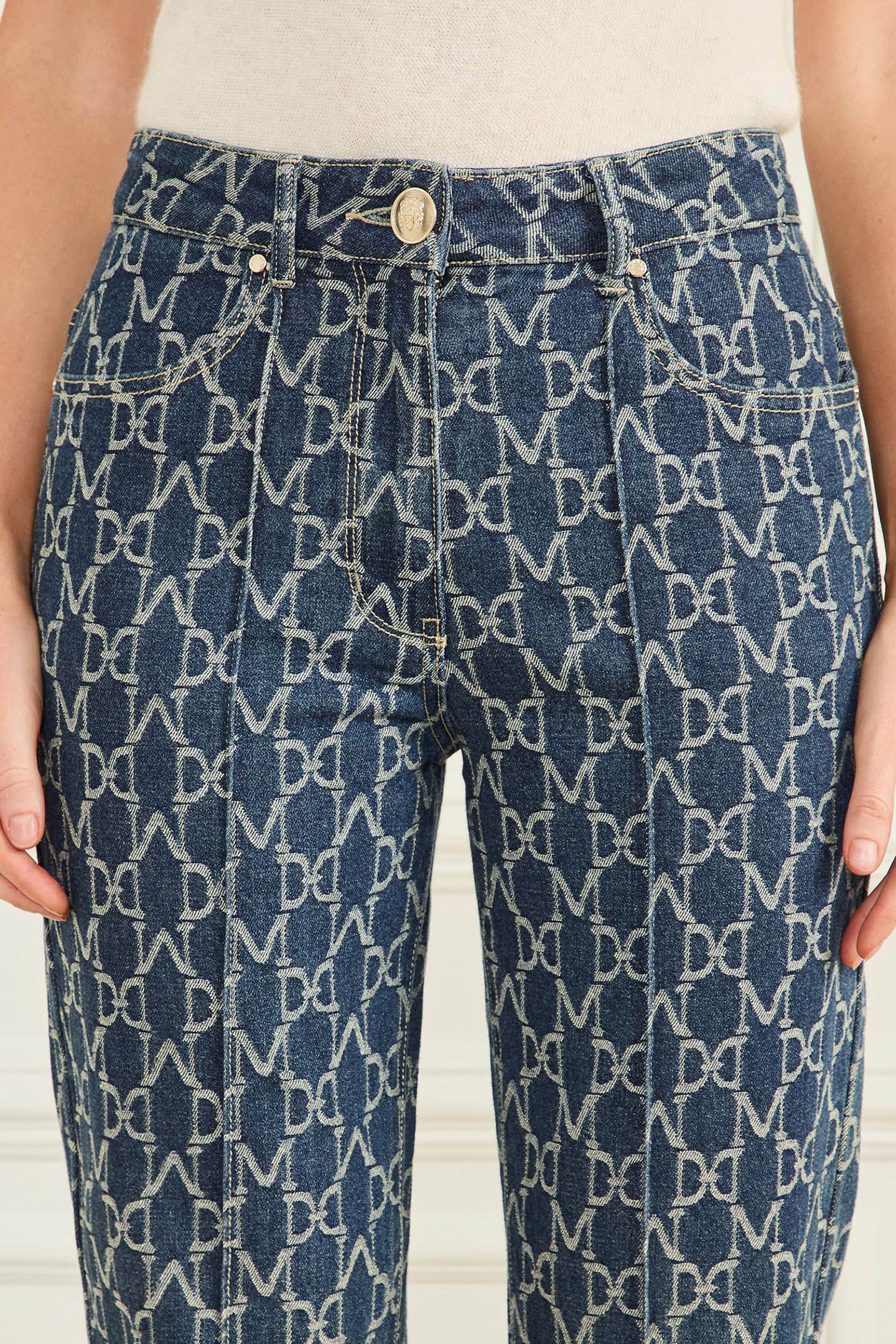 MARCIANO BY GUESS BEA 5PCK LOGO DENIM MONOGRAM JACQUARD BL 6