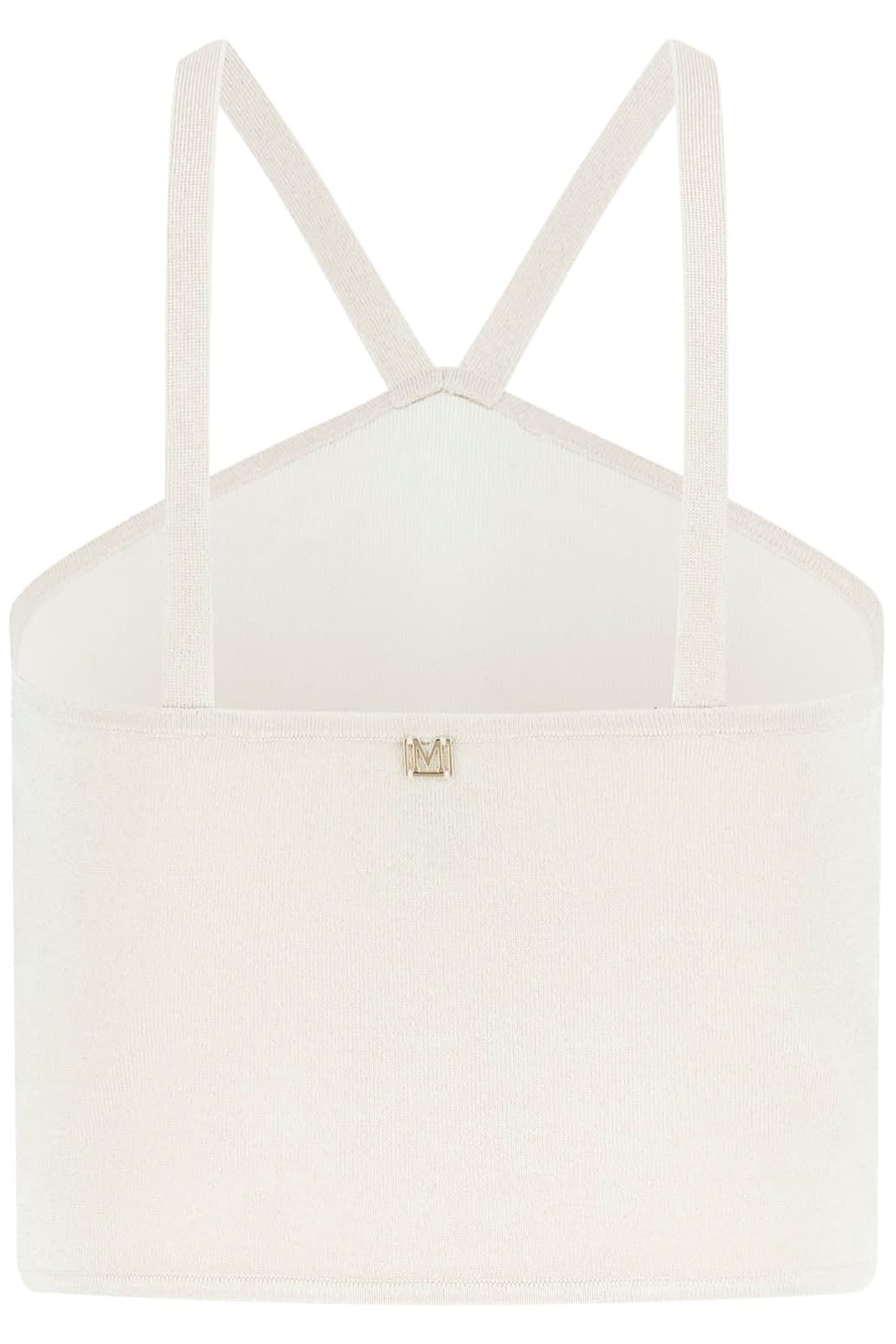 MARCIANO BY GUESS HENLEY STRAPS CROP T PALE PEARL MULTI 5