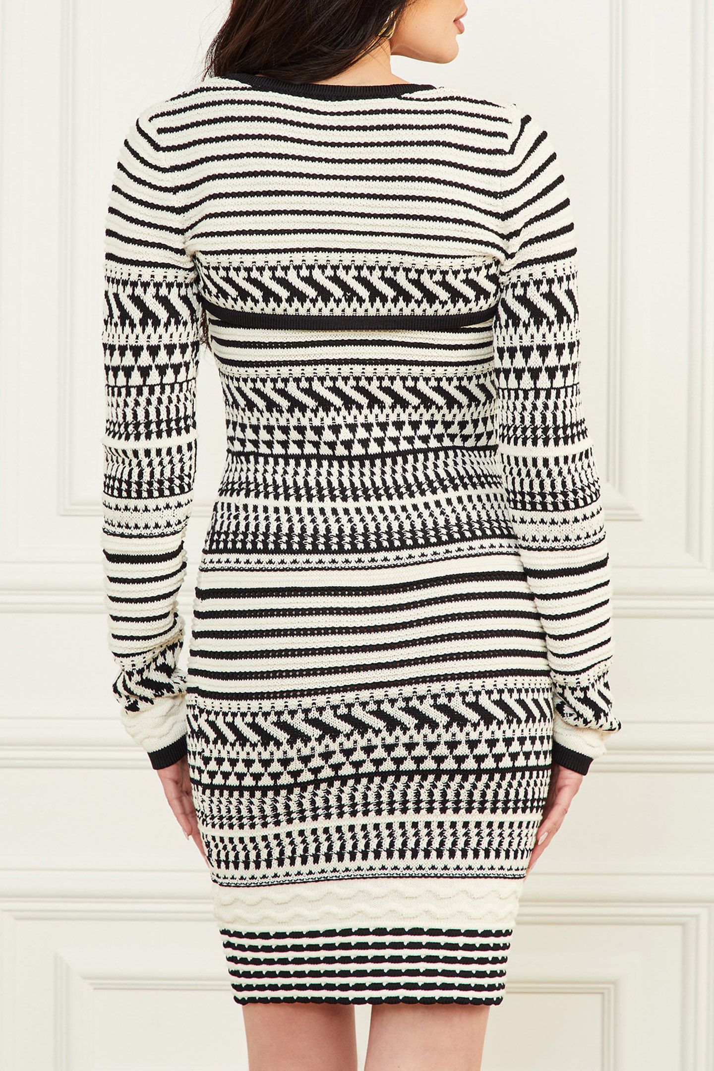 MARCIANO BY GUESS ARIANNA 2 PCS STITCH EGGSHELL AND BLACK 2