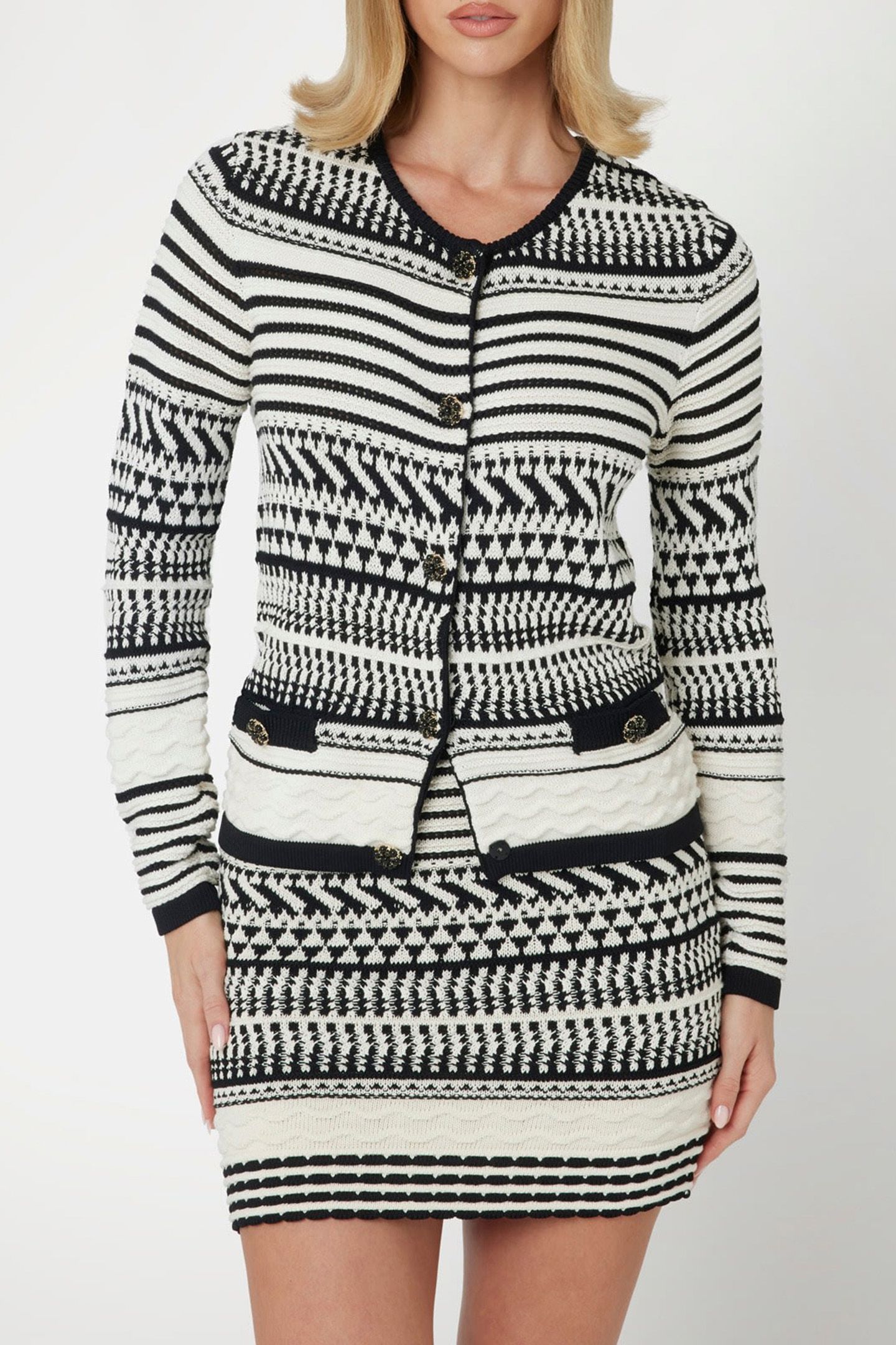 MARCIANO BY GUESS ARIANNA STITCHED CAR EGGSHELL AND BLACK 1