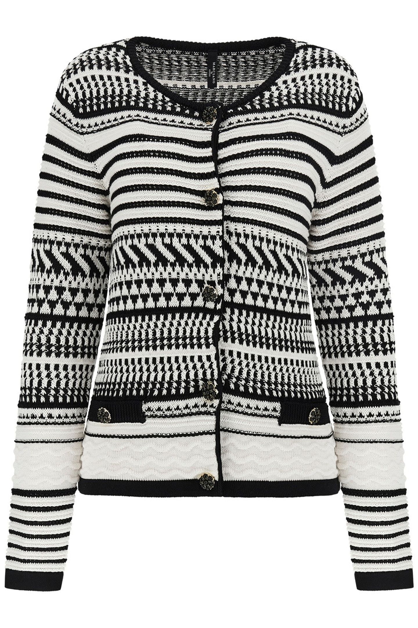 MARCIANO BY GUESS ARIANNA STITCHED CAR EGGSHELL AND BLACK 4
