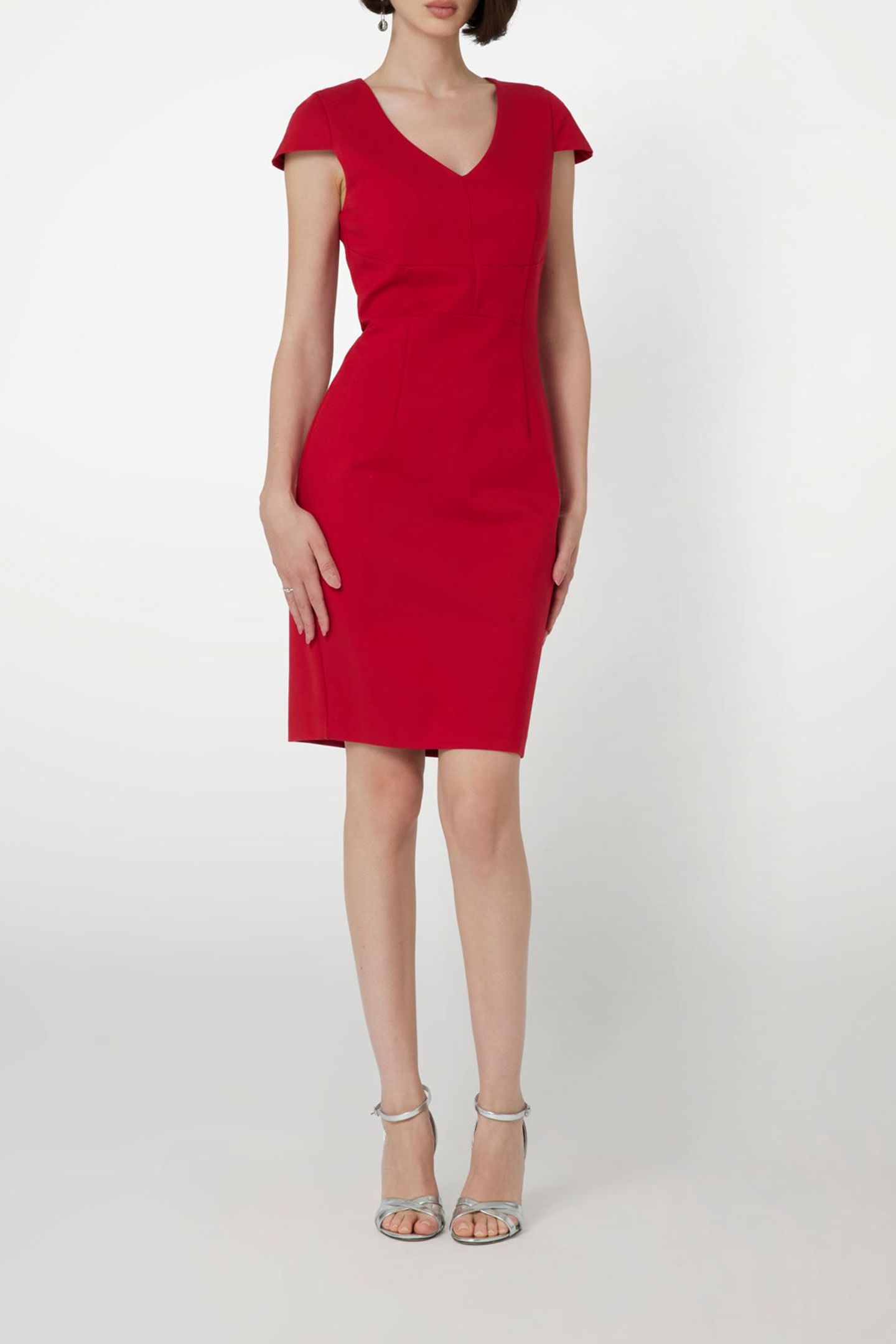 MARCIANO BY GUESS ODETTE DRESS GROUNDED FLAME 3