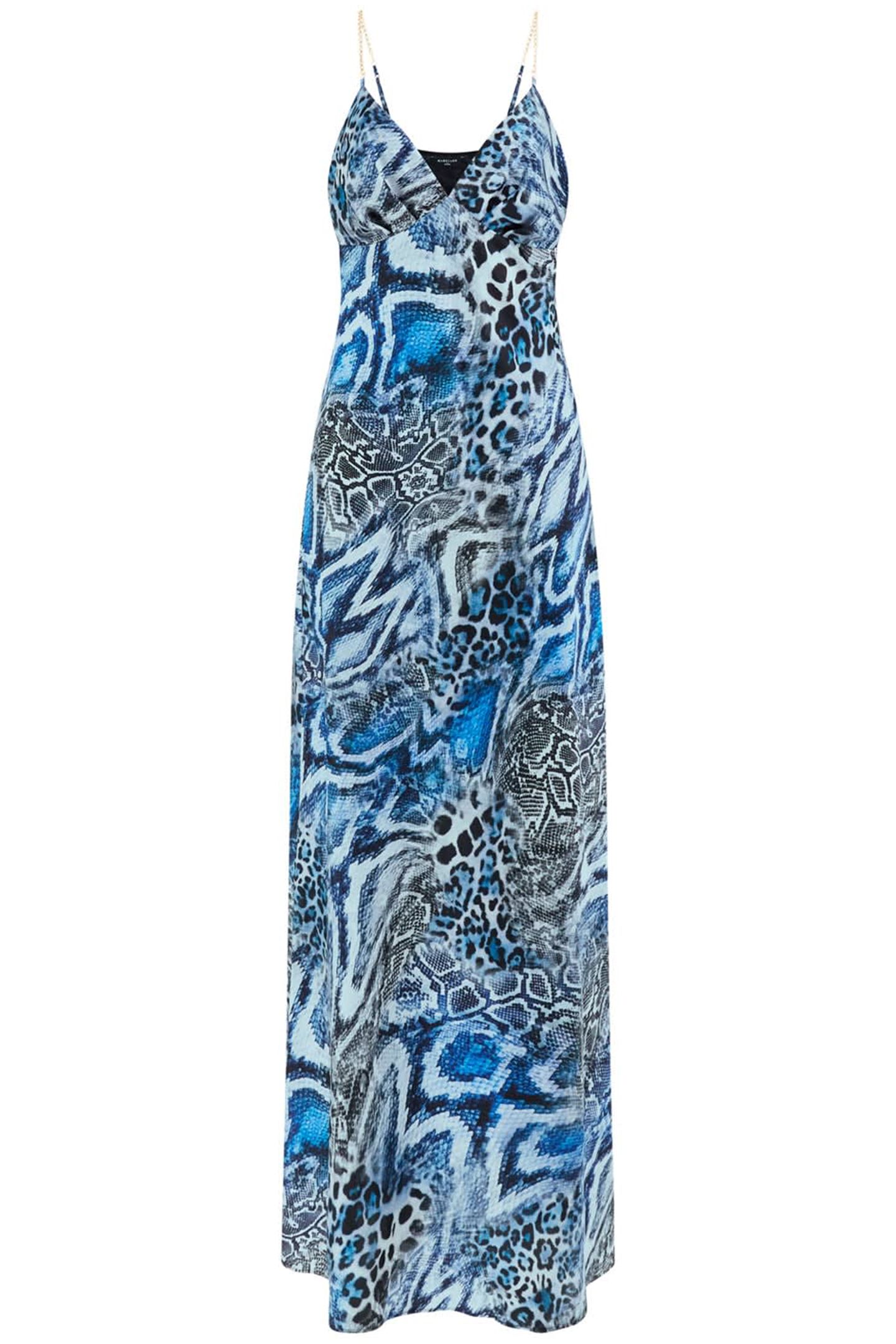 MARCIANO BY GUESS DEBORA LONG DRESS MIDNIGHT SNAKE 3