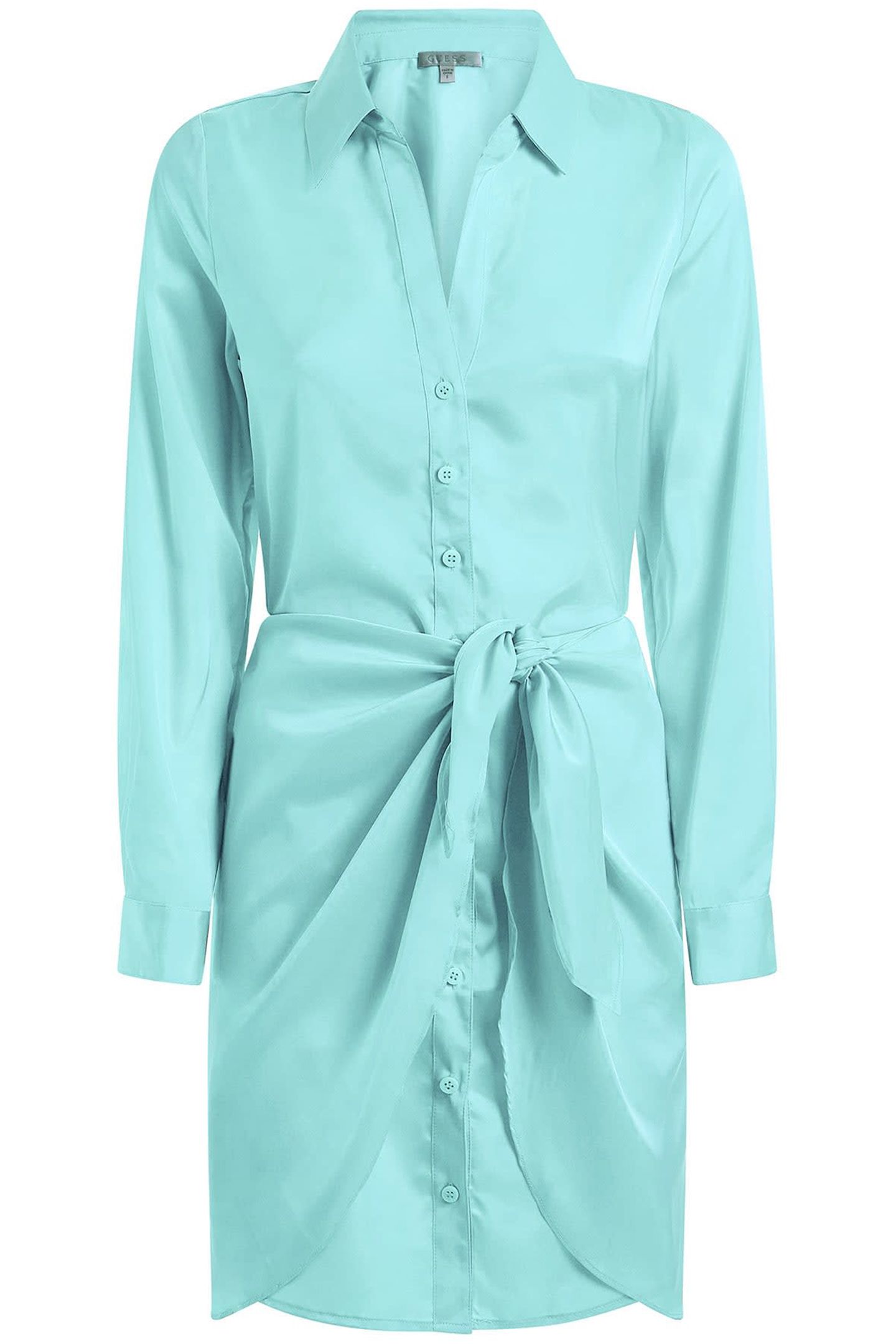 GUESS ECO ES LS ALYA DRESS NEW POOL BLUE 4
