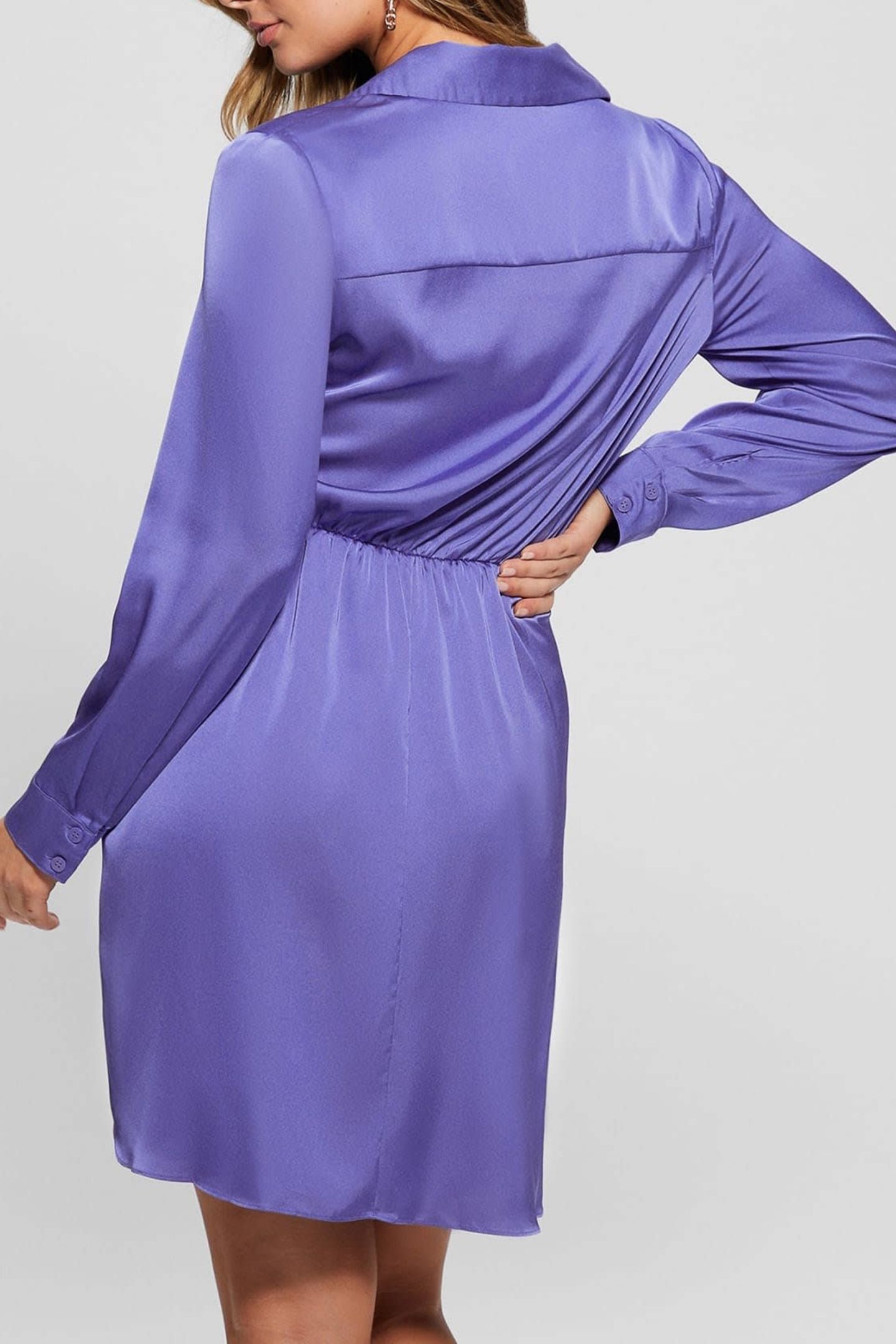 GUESS ECO ES LS ALYA DRESS BLUE LAVA 2