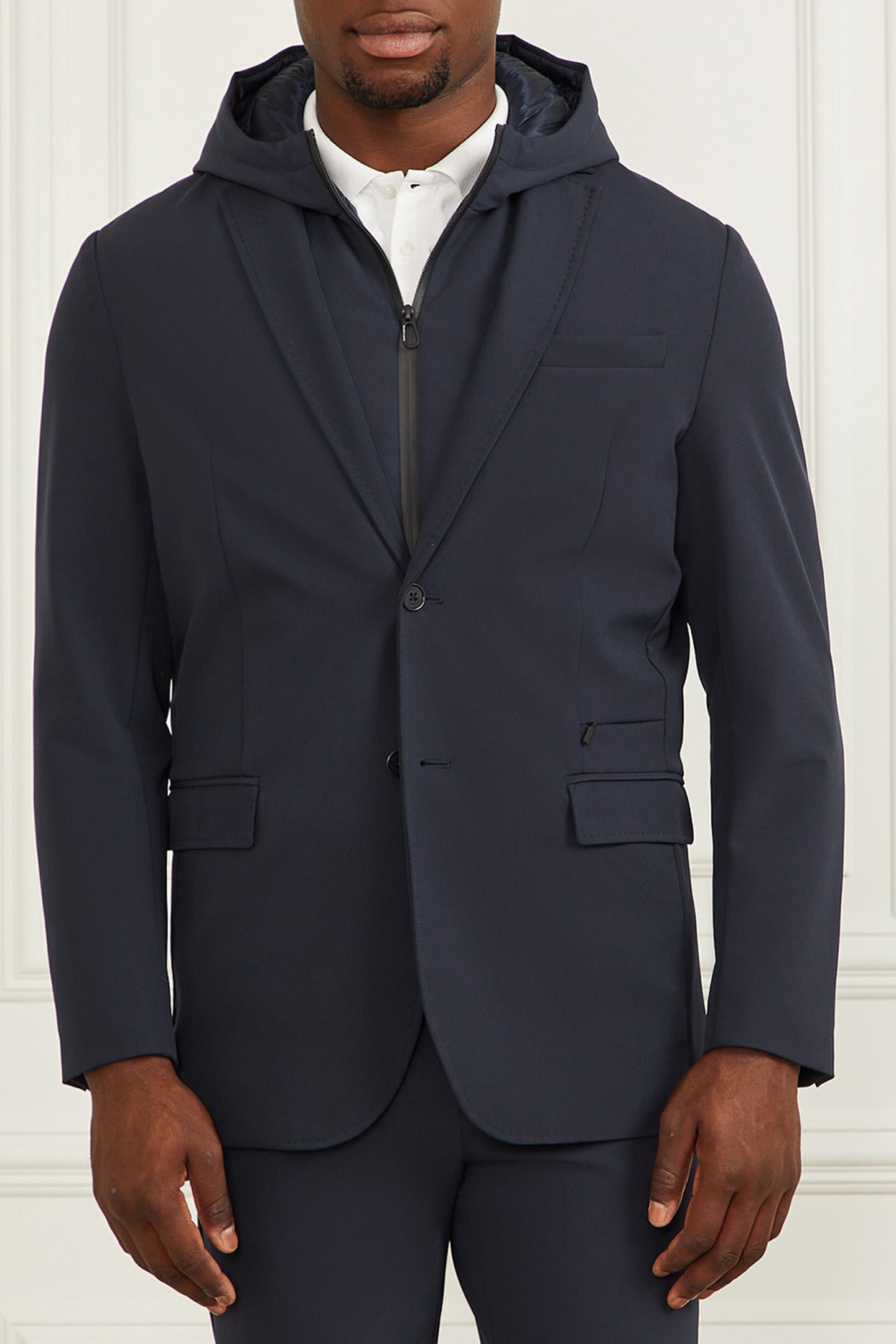 MARCIANO BY GUESS FP BLAZER DETACHABLE NAVY SEA 1