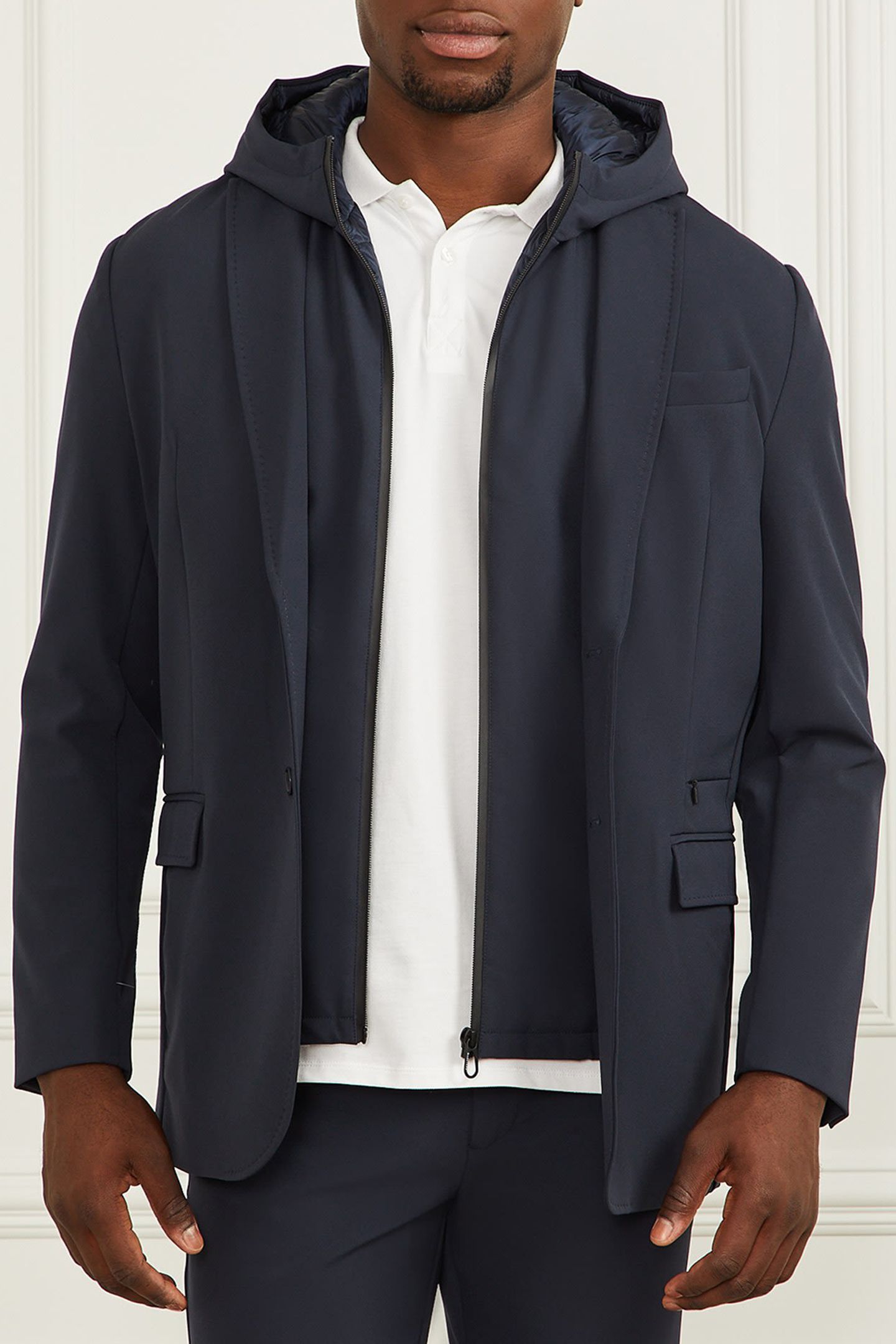 MARCIANO BY GUESS FP BLAZER DETACHABLE NAVY SEA 8